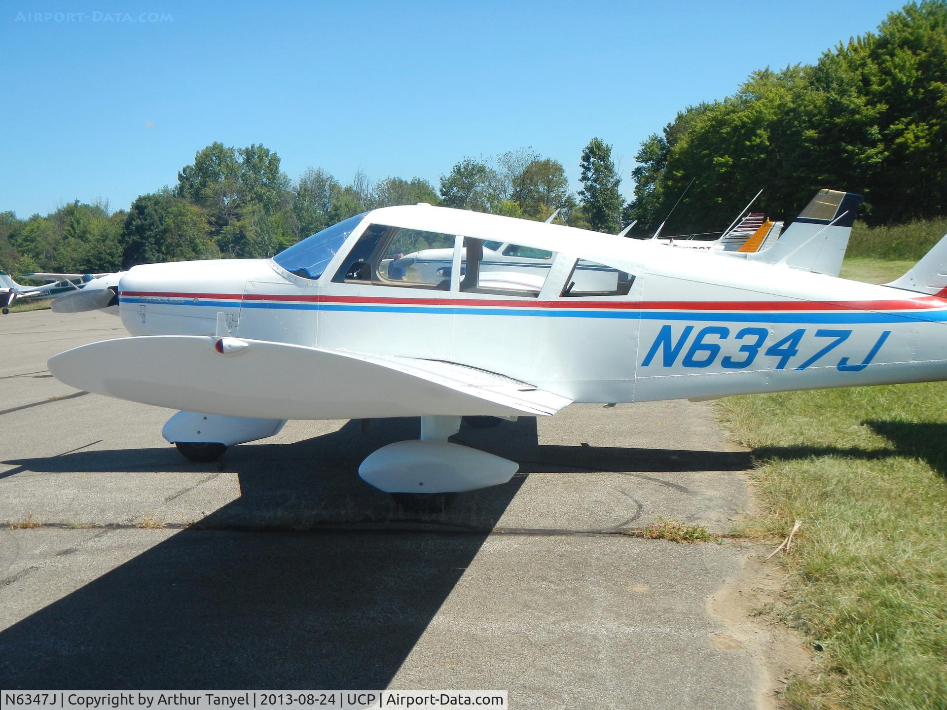 N6347J, 1968 Piper PA-28-180 C/N 28-4756, On display @ UCP Wheels and Wings Airshow