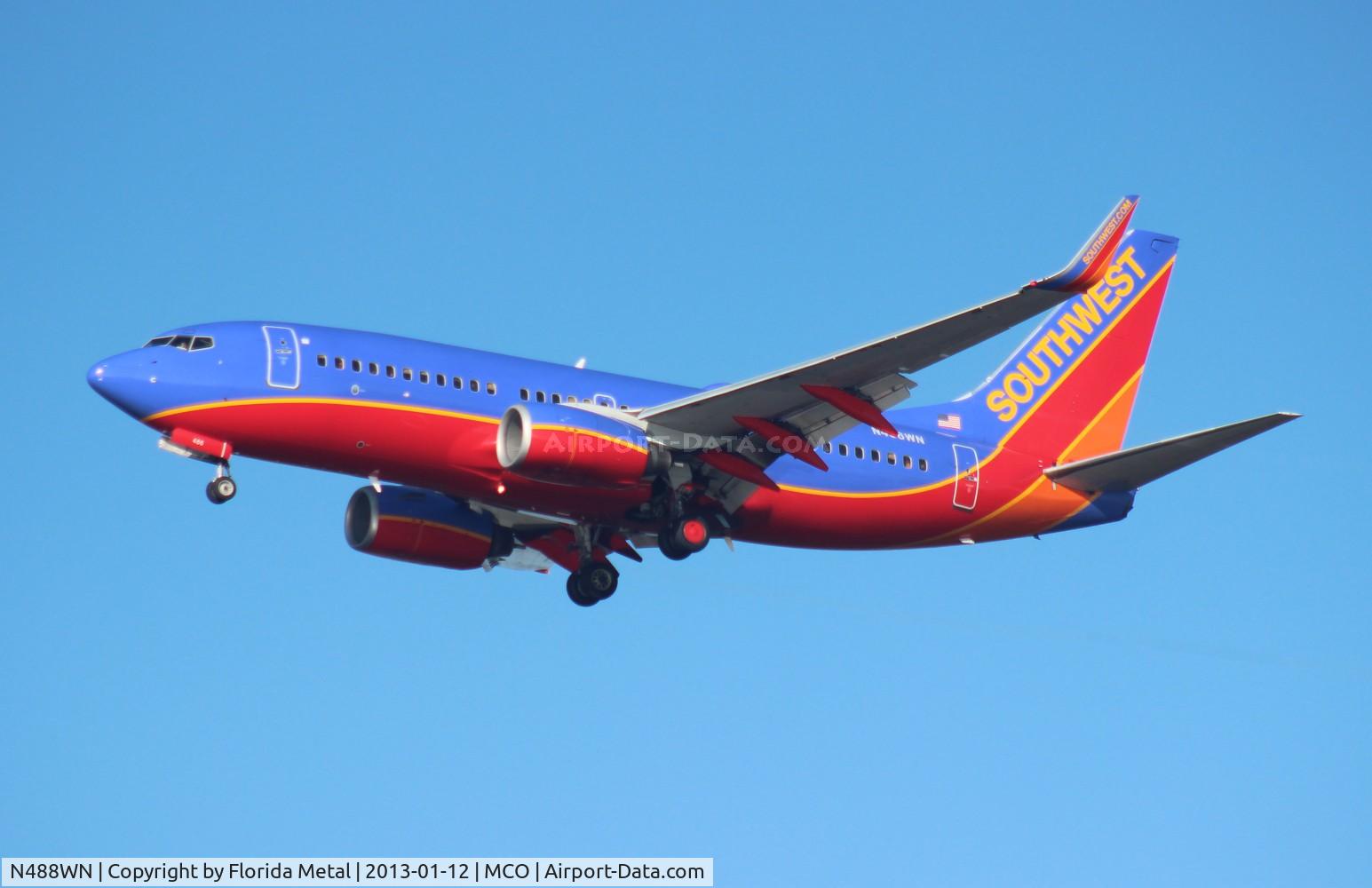 N488WN, 2004 Boeing 737-7H4 C/N 33853, Southwest 737-700