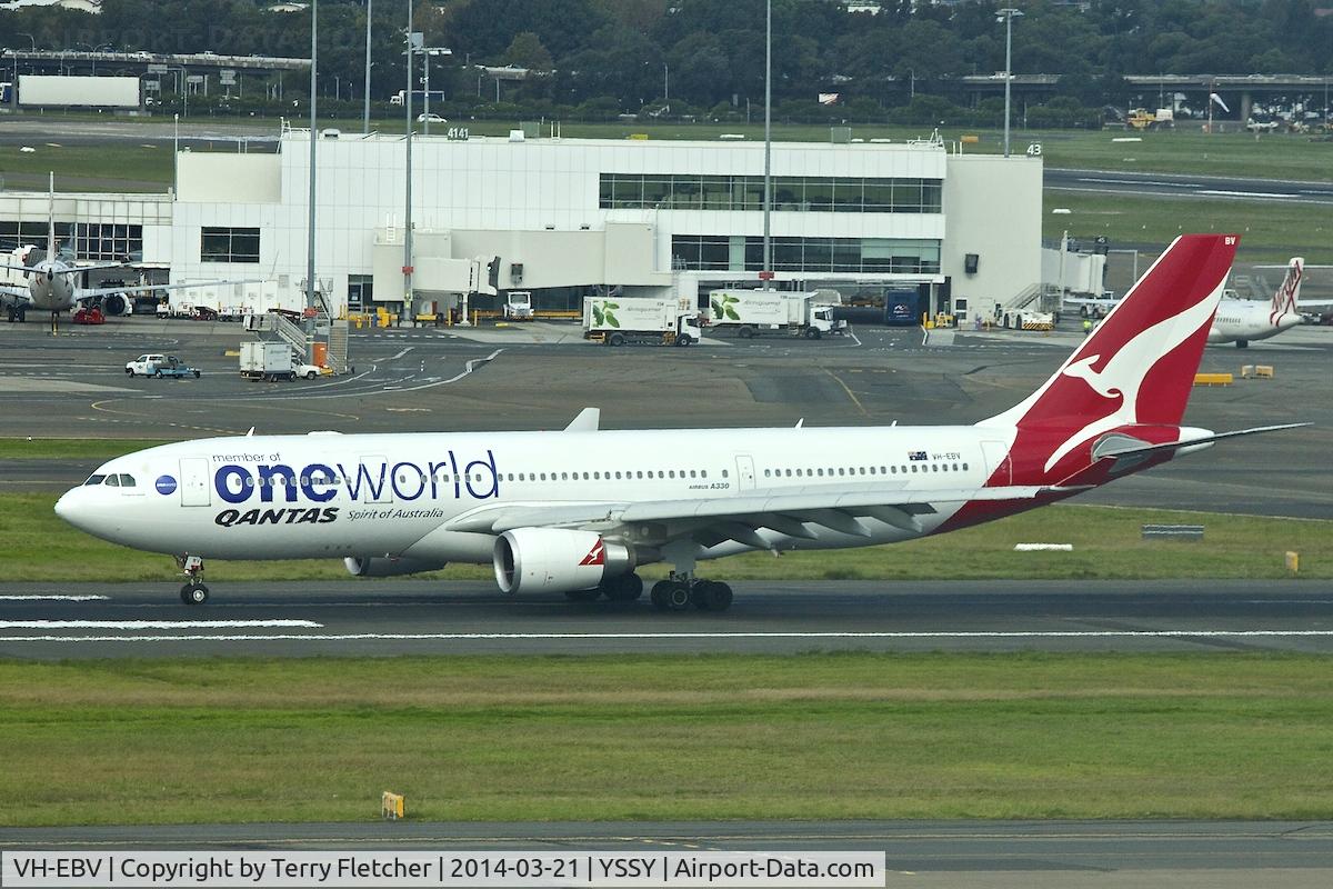 VH-EBV, 2012 Airbus A330-202 C/N 1365, 2012 Airbus A330-202, c/n: 1365 at Sydney