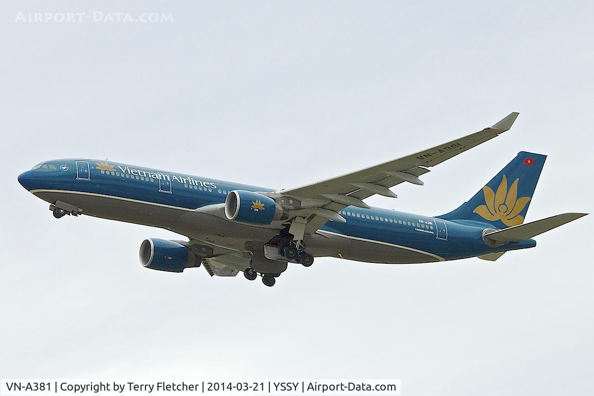 VN-A381, 2011 Airbus A330-223 C/N 1266, 2011 Airbus A330-223, c/n: 1266 at Sydney
