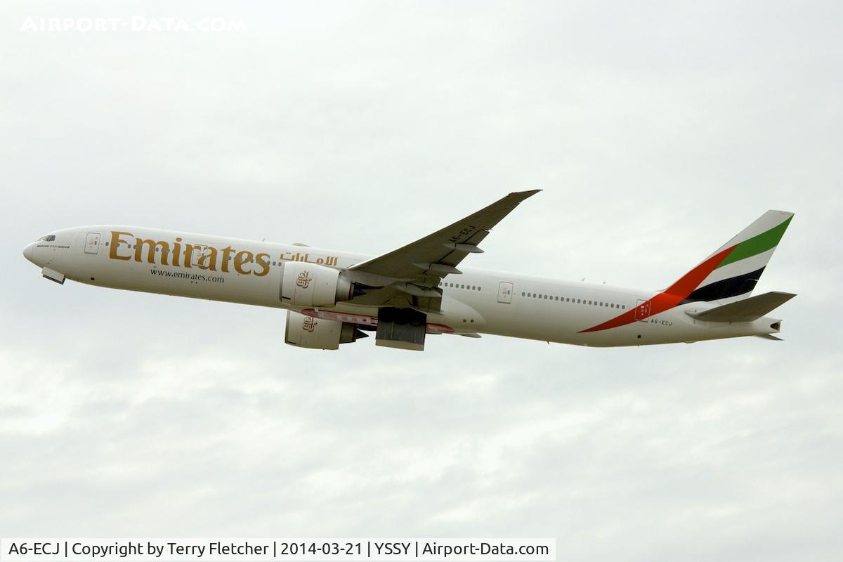 A6-ECJ, 2008 Boeing 777-31H/ER C/N 35583, 2008 Boeing 777-31H(ER), c/n: 35583 at Sydney