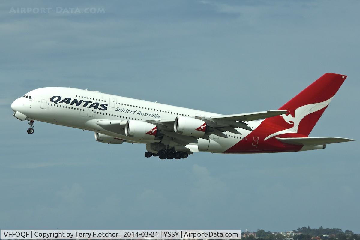 VH-OQF, 2009 Airbus A380-842 C/N 029, 2009 Airbus A380-842, c/n: 029 at Sydney