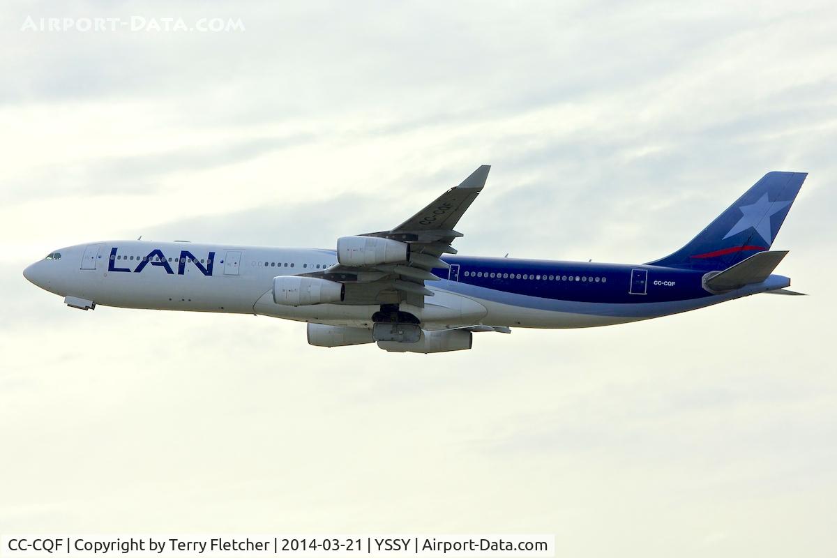CC-CQF, 2001 Airbus A340-313X C/N 442, LAN Chile - 2001 Airbus A340-313X, c/n: 442 - at Sydney