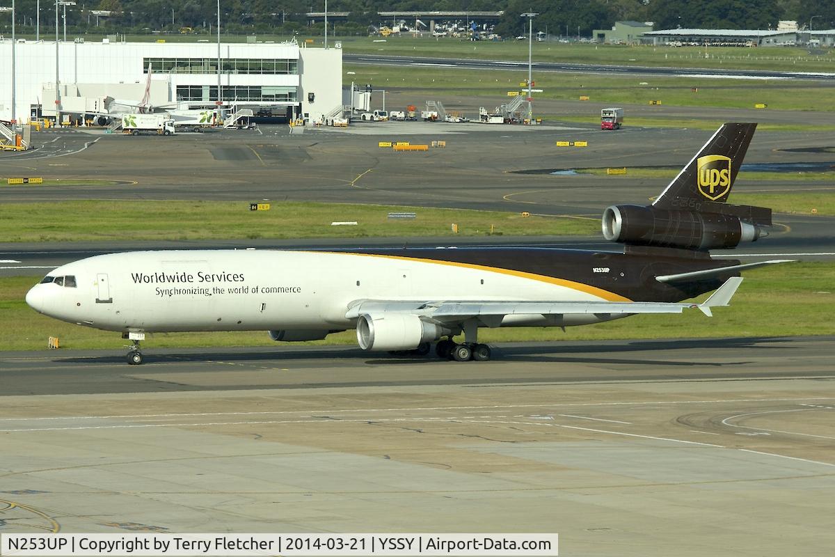 N253UP, McDonnell Douglas MD-11F C/N 48439, UPS - Mcdonnell Douglas MD-11F, c/n: 48439 - at Sydney