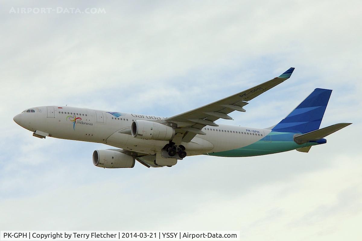 PK-GPH, 2009 Airbus A330-243 C/N 1020, 2009 Airbus A330-243, c/n: 1020 of Garuda at Sydney