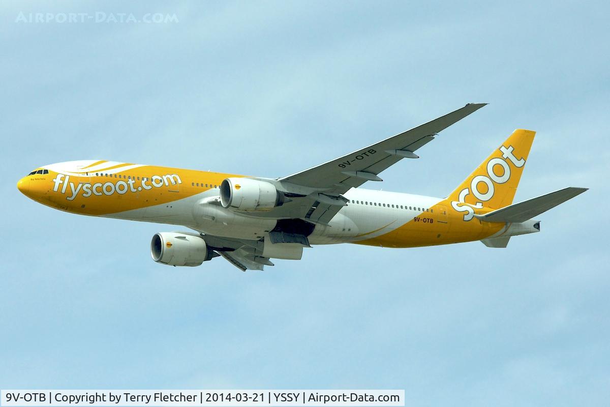 9V-OTB, 1997 Boeing 777-212/ER C/N 28508, 9V-OTB (BIG YELLA FELLA), Boeing 777-212 (ER), c/n: 28508 at Sydney