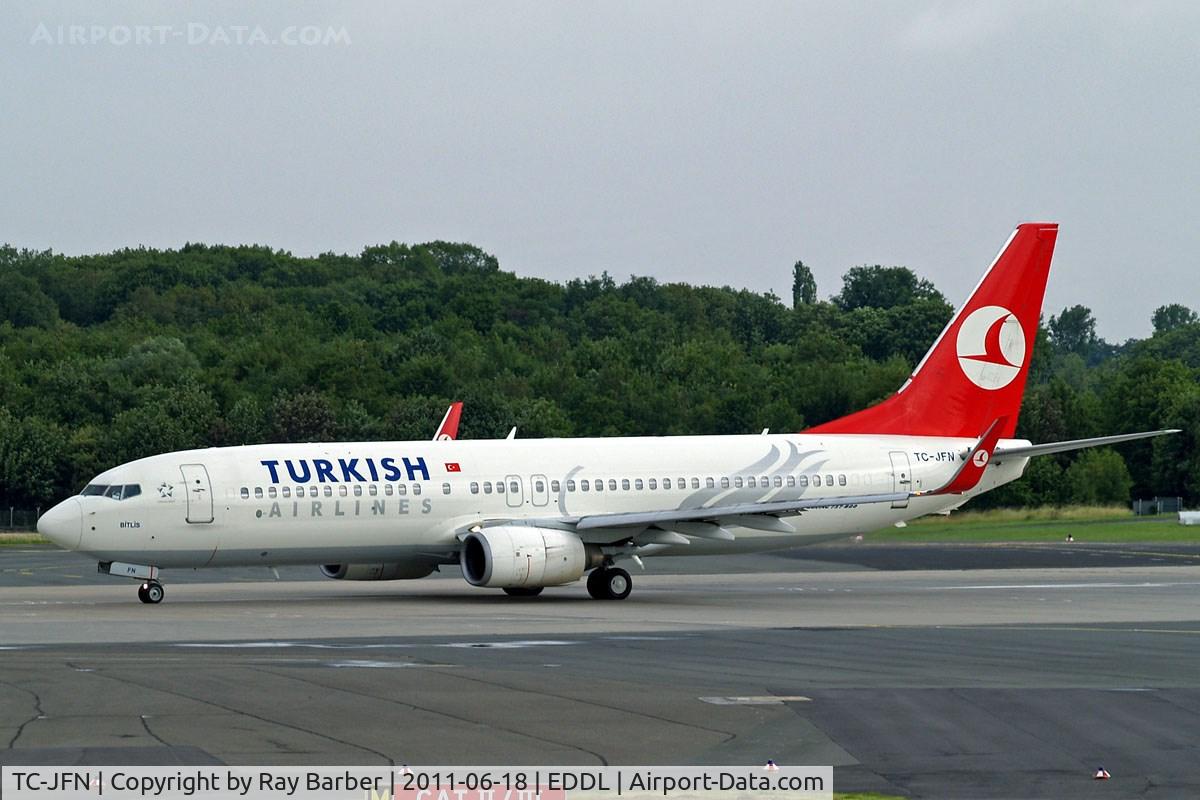TC-JFN, 1999 Boeing 737-8F2 C/N 29776, Boeing 737-8F2 [29776] (THY-Turkish Airlines) Dusseldorf~D 18/06/2011