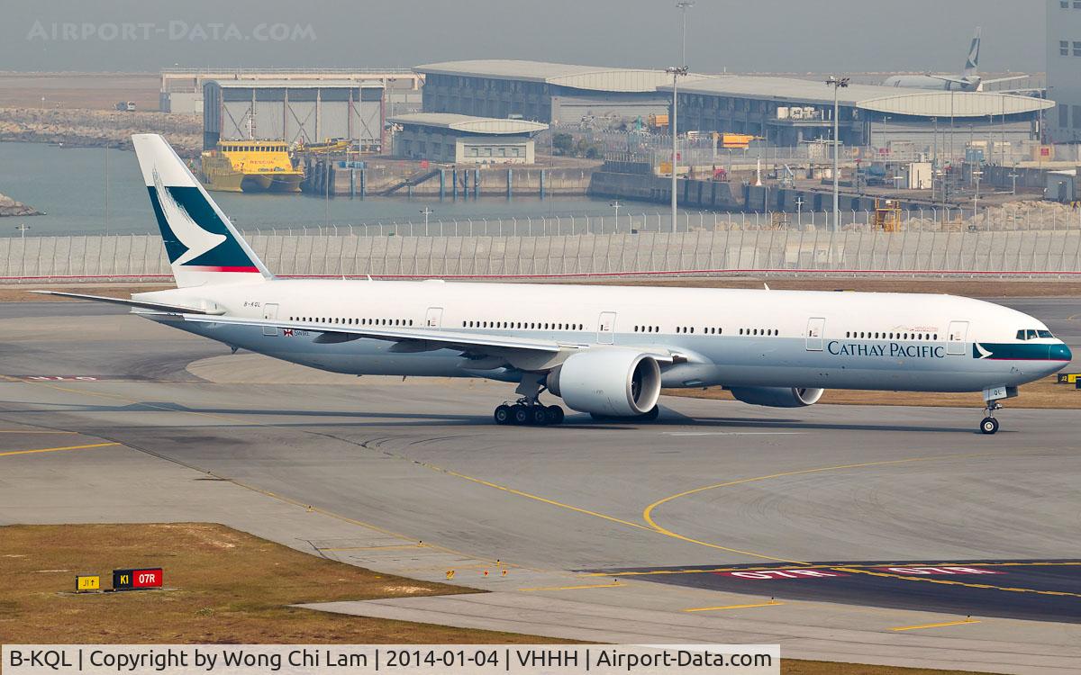 B-KQL, 2013 Boeing 777-367/ER C/N 41431, Cathay Pacific