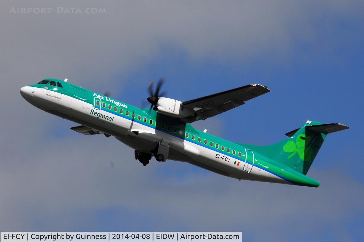 EI-FCY, 2014 ATR 72-600 (72-212A) C/N 1139, delivered to Aer Arann on 04/04/2014 and named St.Oliver Plunkett.