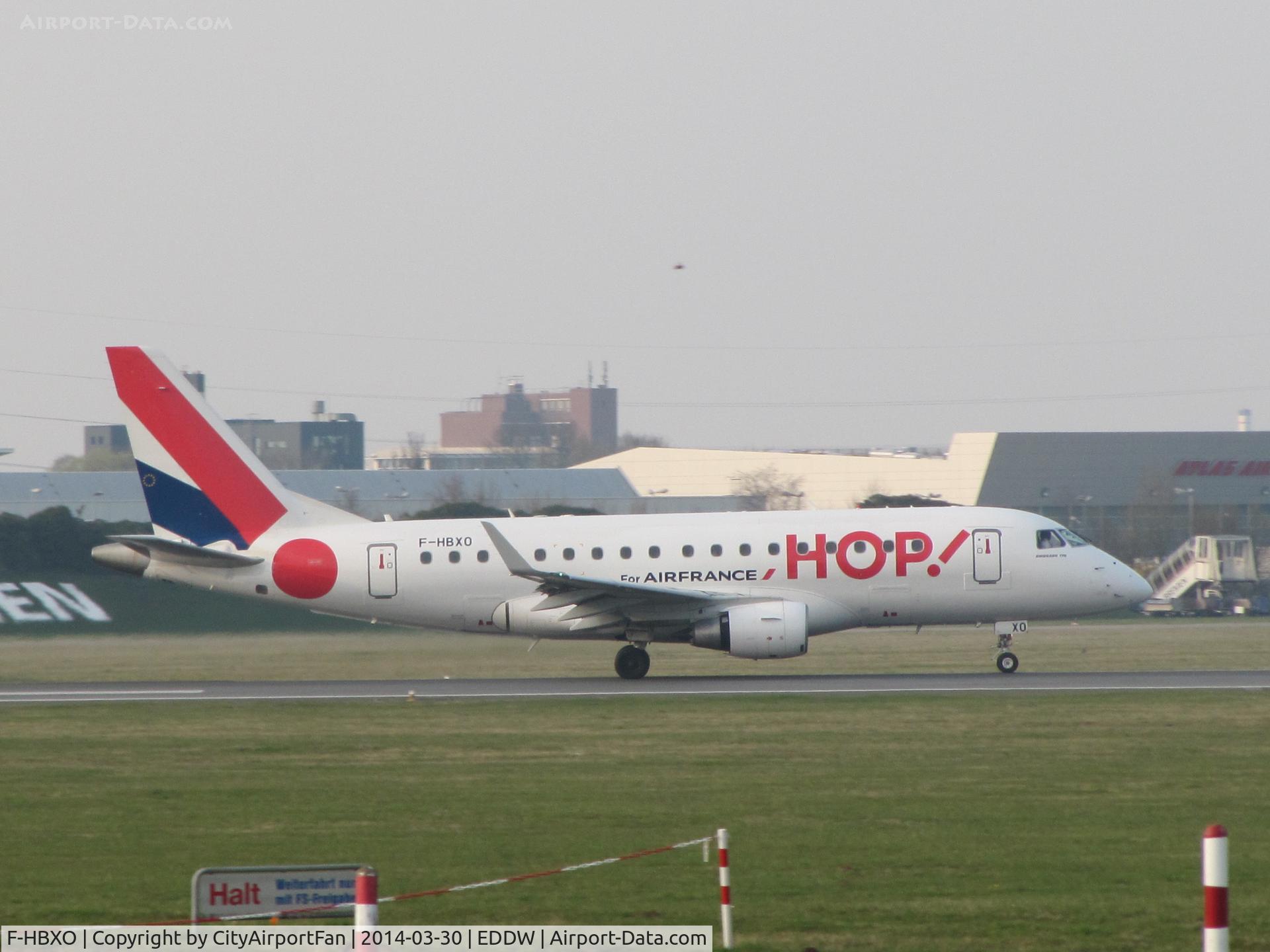 F-HBXO, 2004 Embraer 170LR (ERJ-170-100LR) C/N 17000033, Air France HOP at Bremen