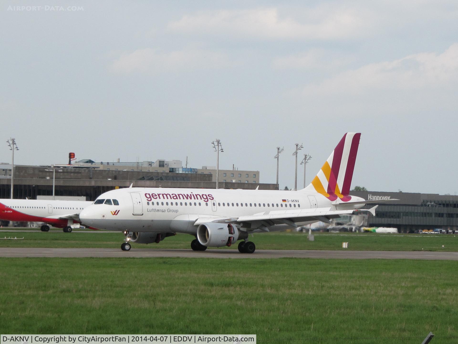 D-AKNV, 2005 Airbus A319-112 C/N 2632, Germanwings 319 at Hanover