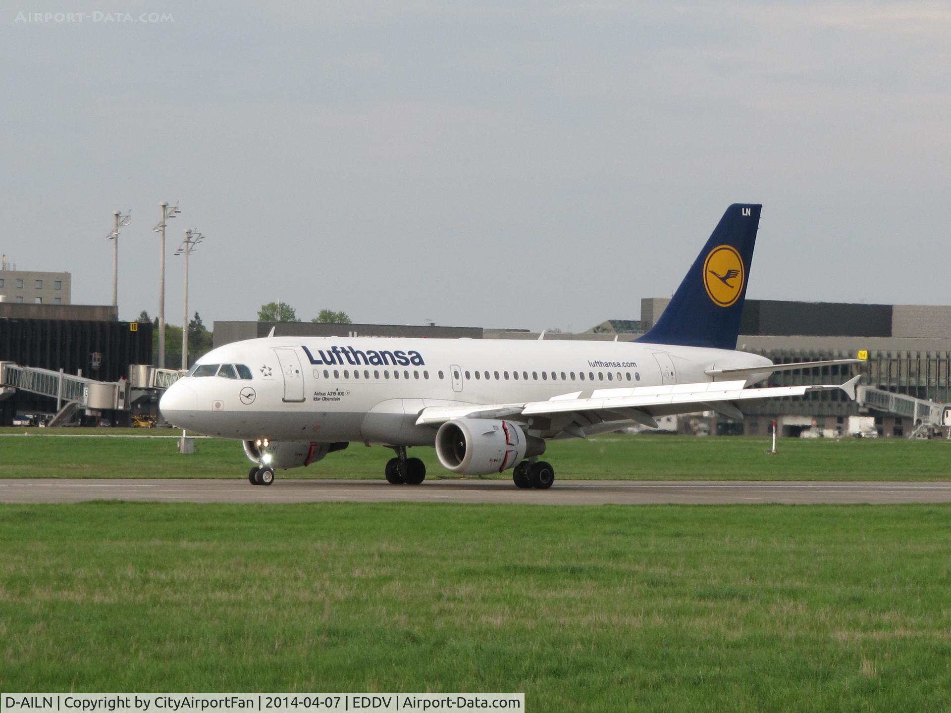 D-AILN, 1997 Airbus A319-114 C/N 700, Lufthansa 319 at Hanover