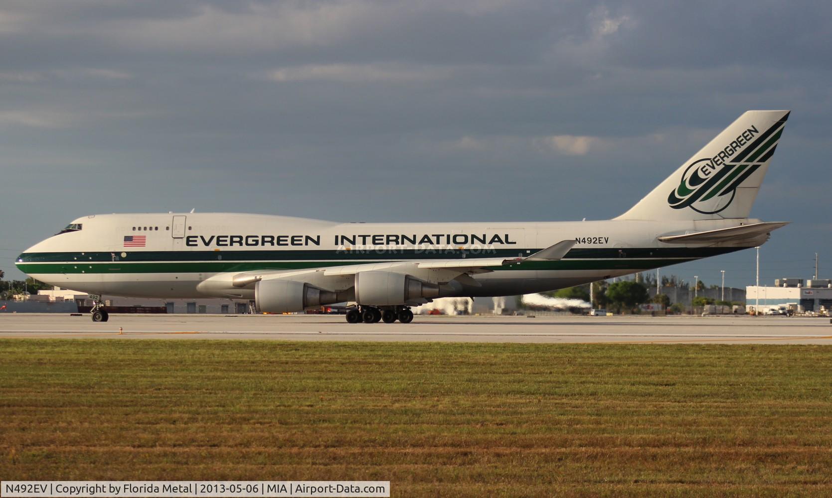 N492EV, 1991 Boeing 747-446 C/N 25308, Evergreen Airways Cargo 747-400 former Japan Airlines