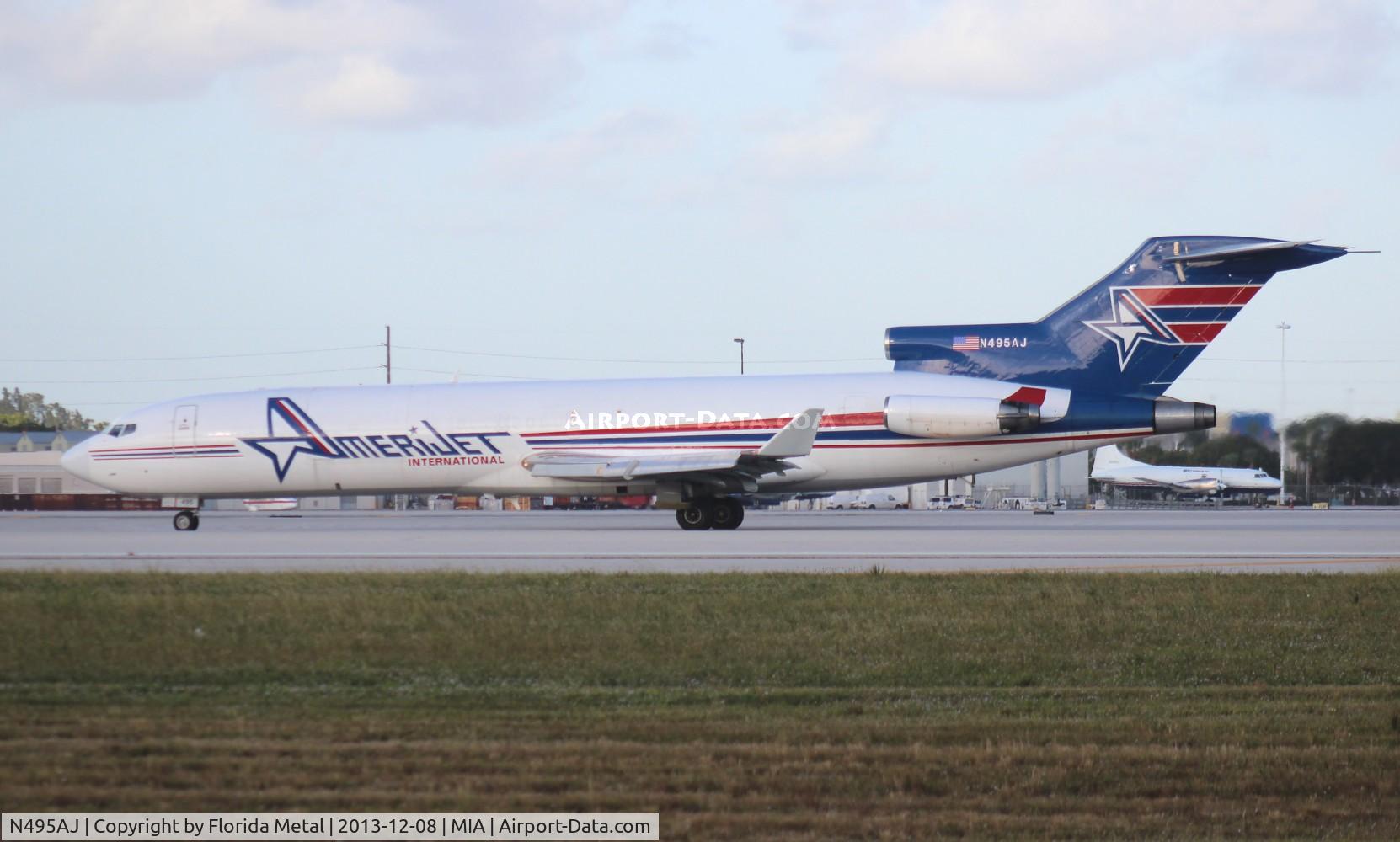 N495AJ, 1975 Boeing 727-233F C/N 20937, Amerijet 727-200