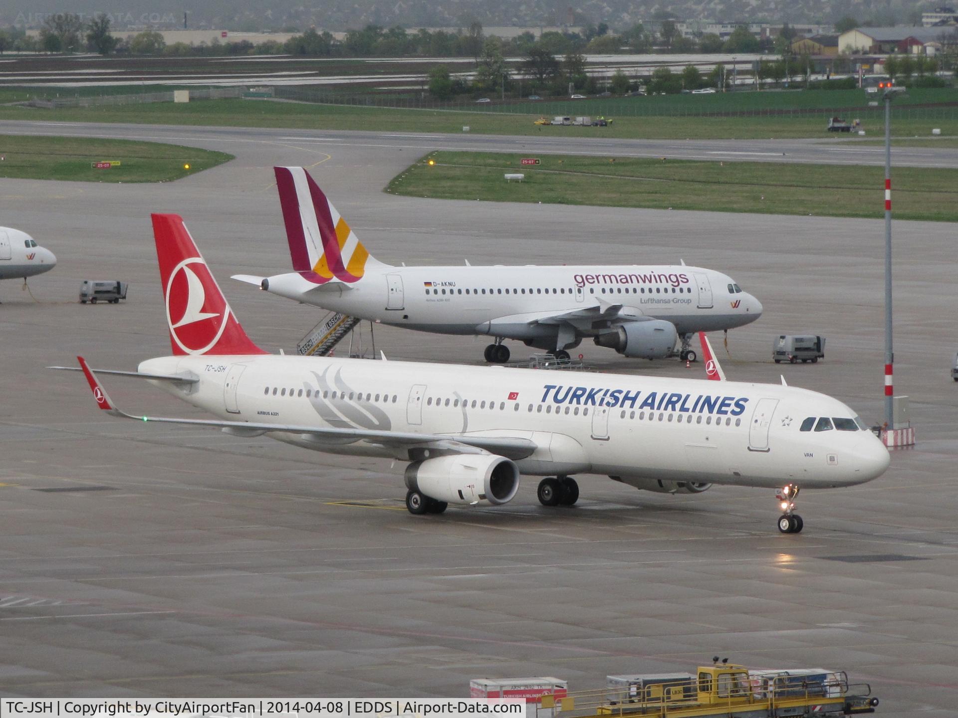TC-JSH, 2013 Airbus A321-231 C/N 5546, Turkish A321 at Stuttgart