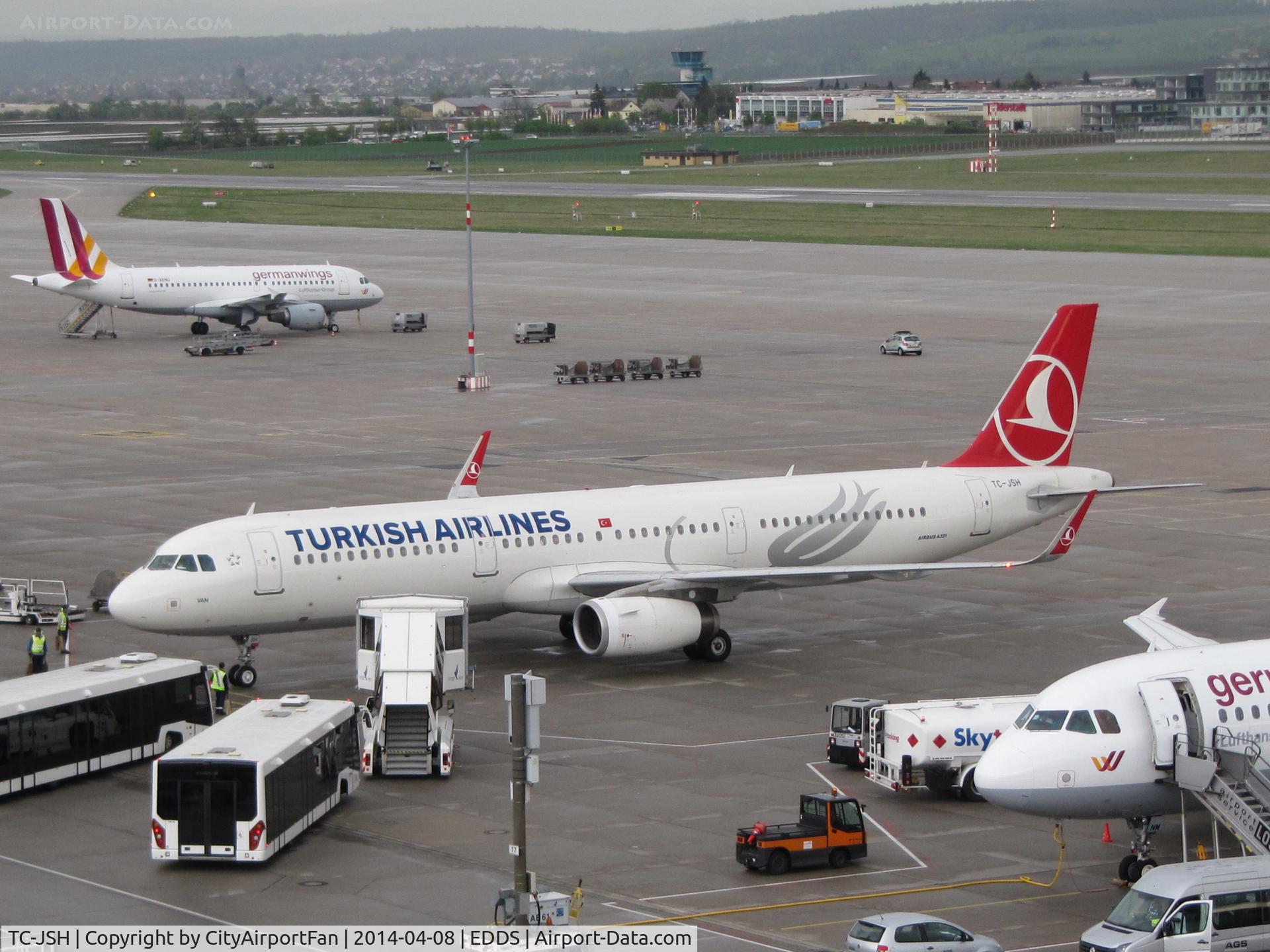 TC-JSH, 2013 Airbus A321-231 C/N 5546, Turkish 321 at Stuttgart