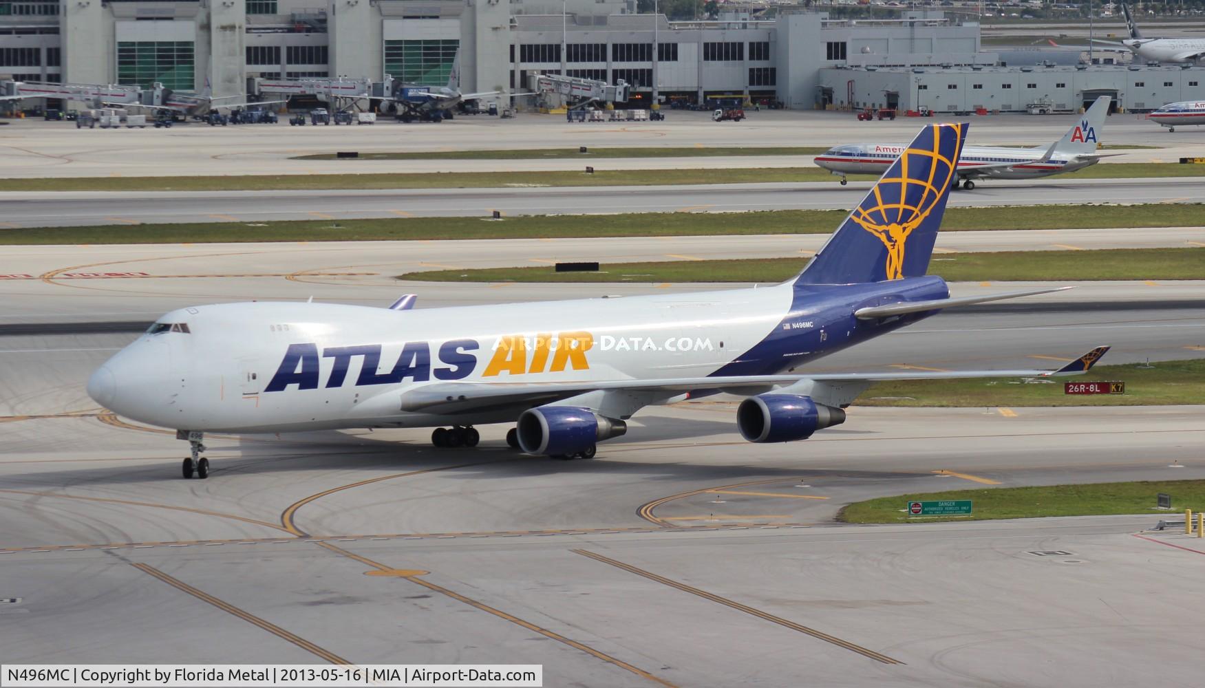 N496MC, 1999 Boeing 747-47UF C/N 29257, Atlas 747-400