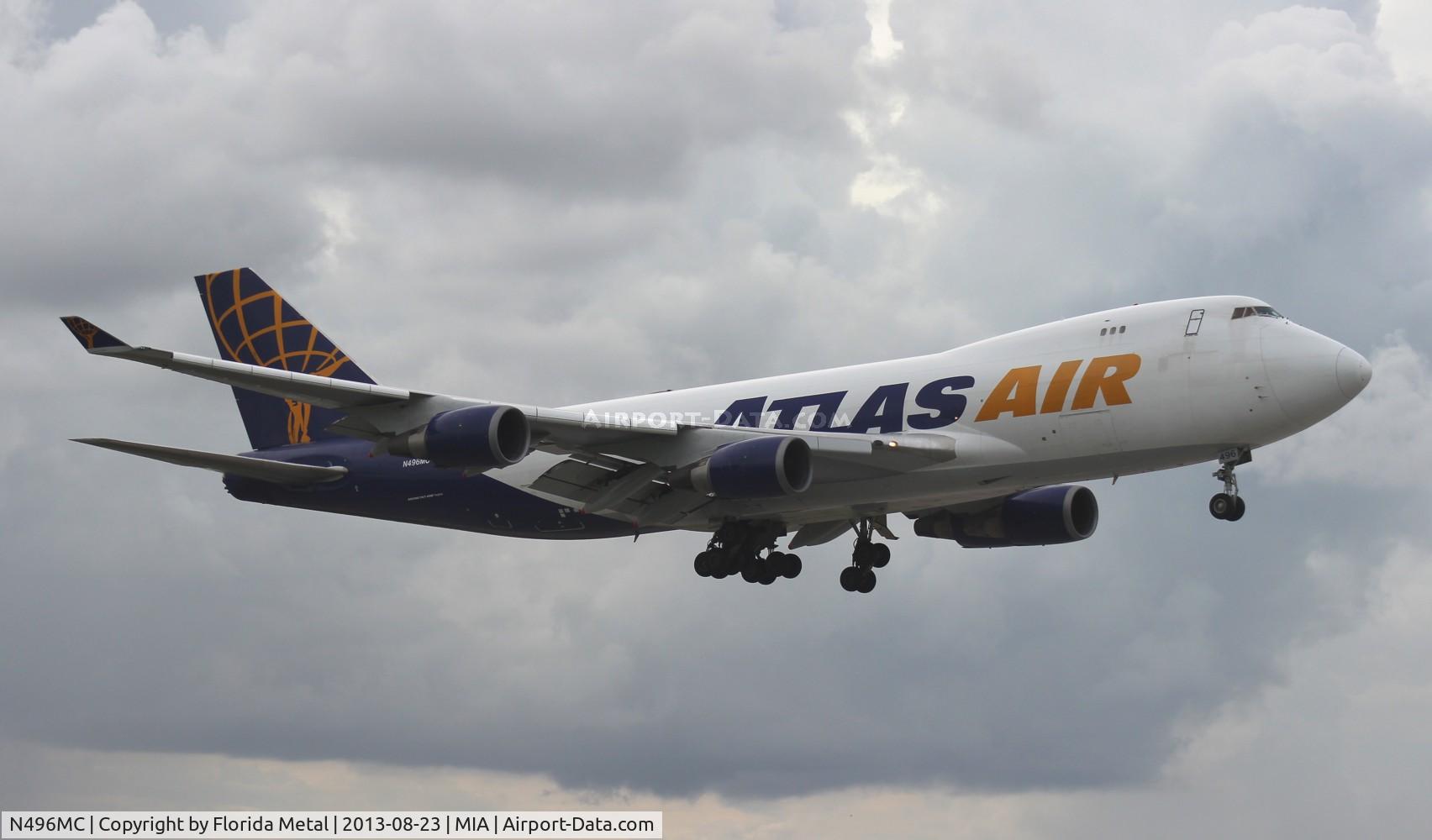 N496MC, 1999 Boeing 747-47UF C/N 29257, Atlas 747-400F