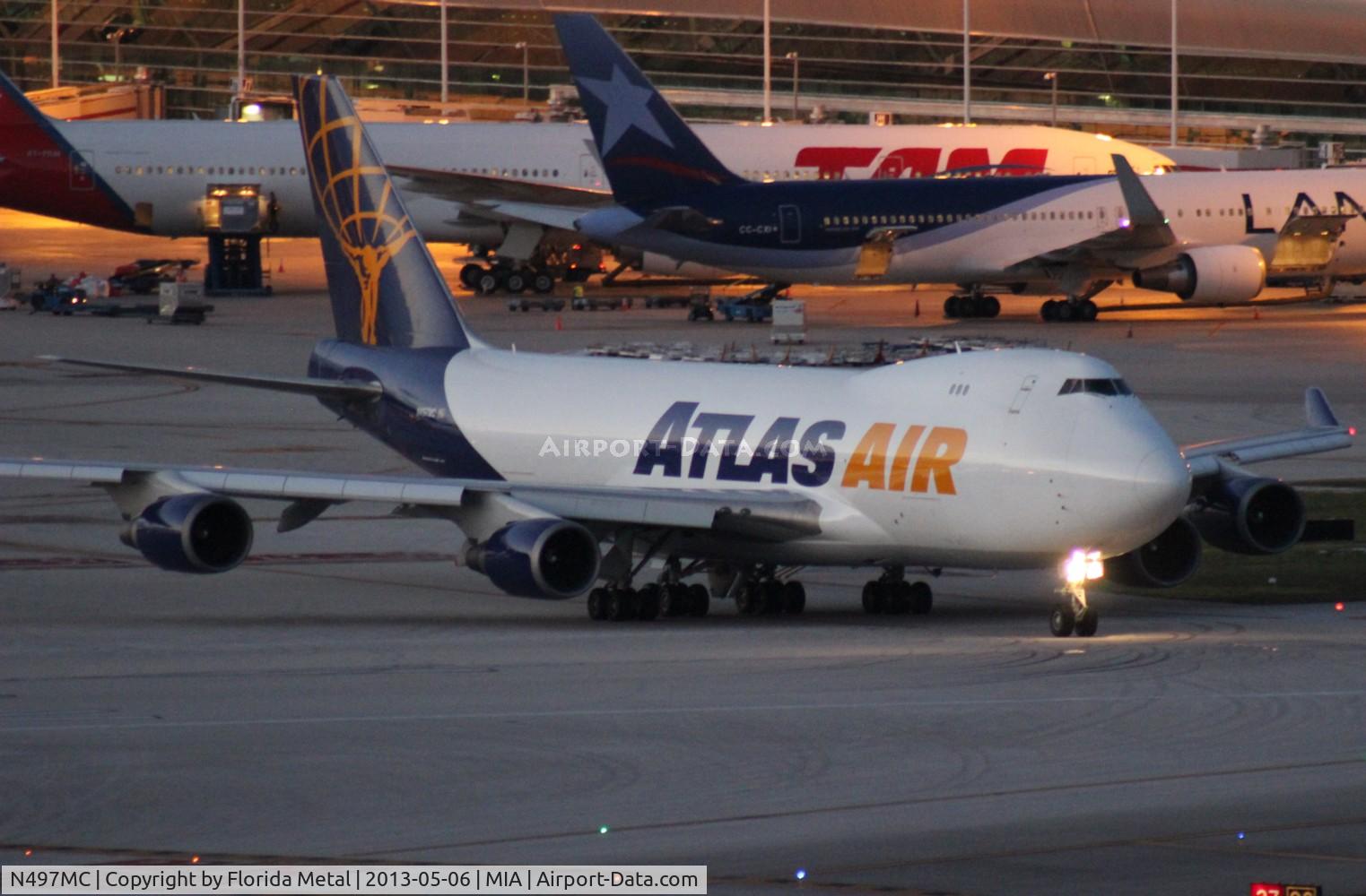 N497MC, 1999 Boeing 747-47UF C/N 29258, Atlas 747-400F