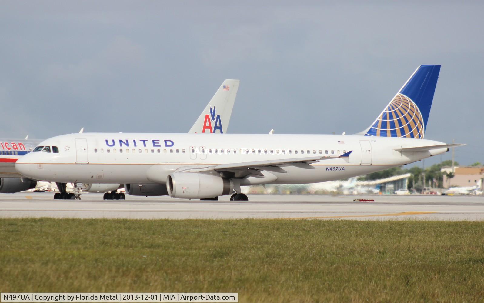 N497UA, 2002 Airbus A320-232 C/N 1847, United A320