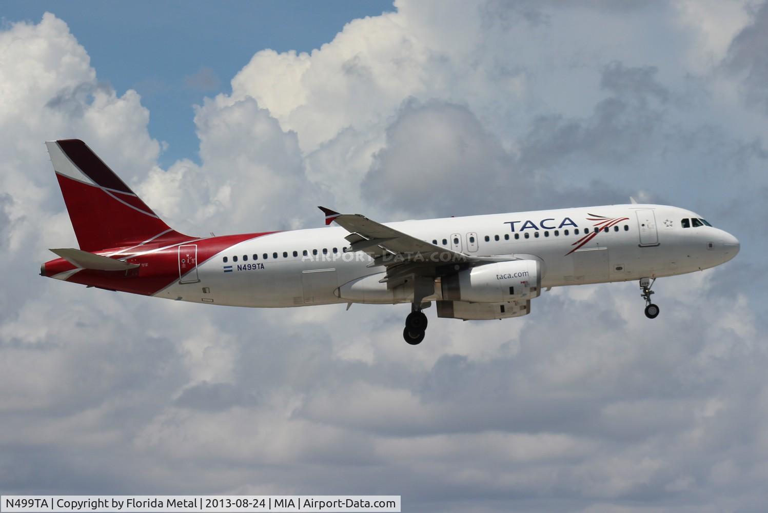 N499TA, 2008 Airbus A320-233 C/N 3510, Taca A320