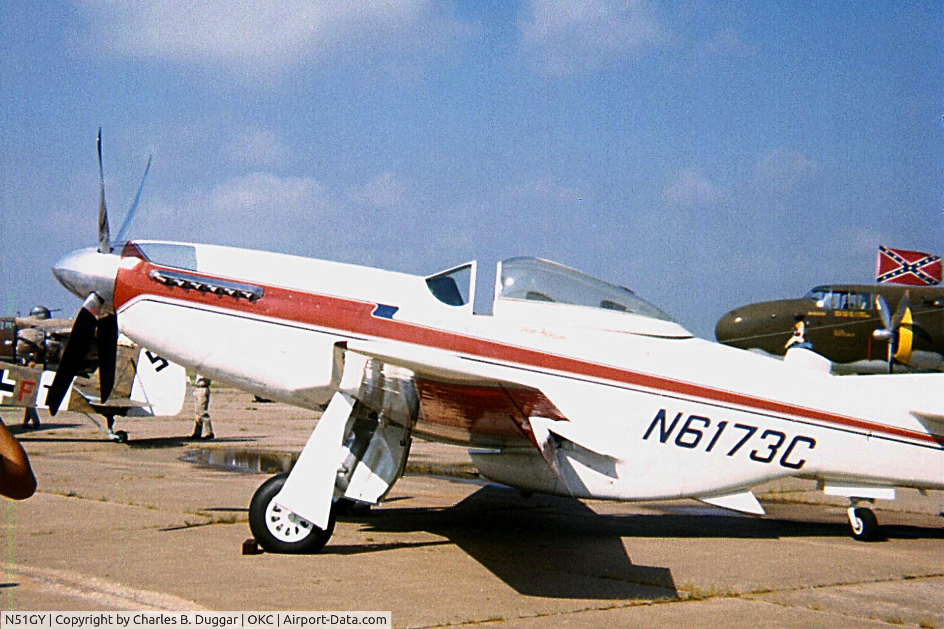 N51GY, 1946 North American F-51 C/N 44-73142, Took this at a CAF Airshow