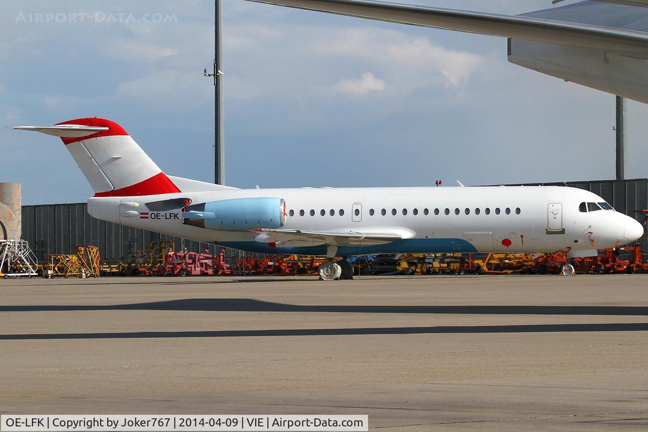 OE-LFK, 1995 Fokker 70 (F-28-0070) C/N 11555, ex Austrian Airlines