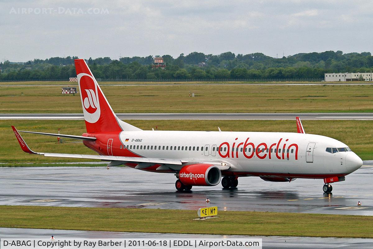 D-ABAG, 2001 Boeing 737-86J C/N 30879, Boeing 737-86J [30879] (Air Berlin) Dusseldorf~D 18/06/2011