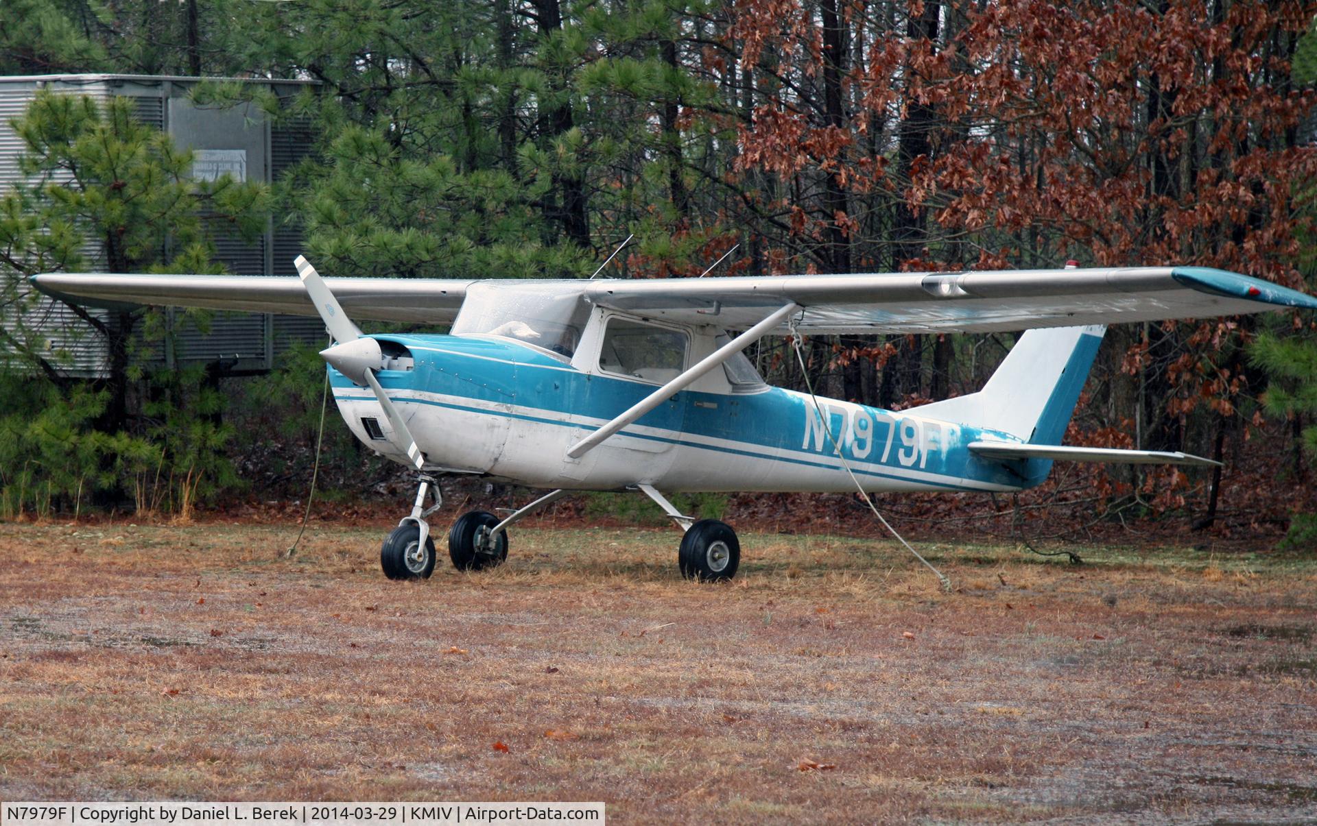 N7979F, 1966 Cessna 150F C/N 15064079, Found this old Cessna sitting in the backlot at Milville.