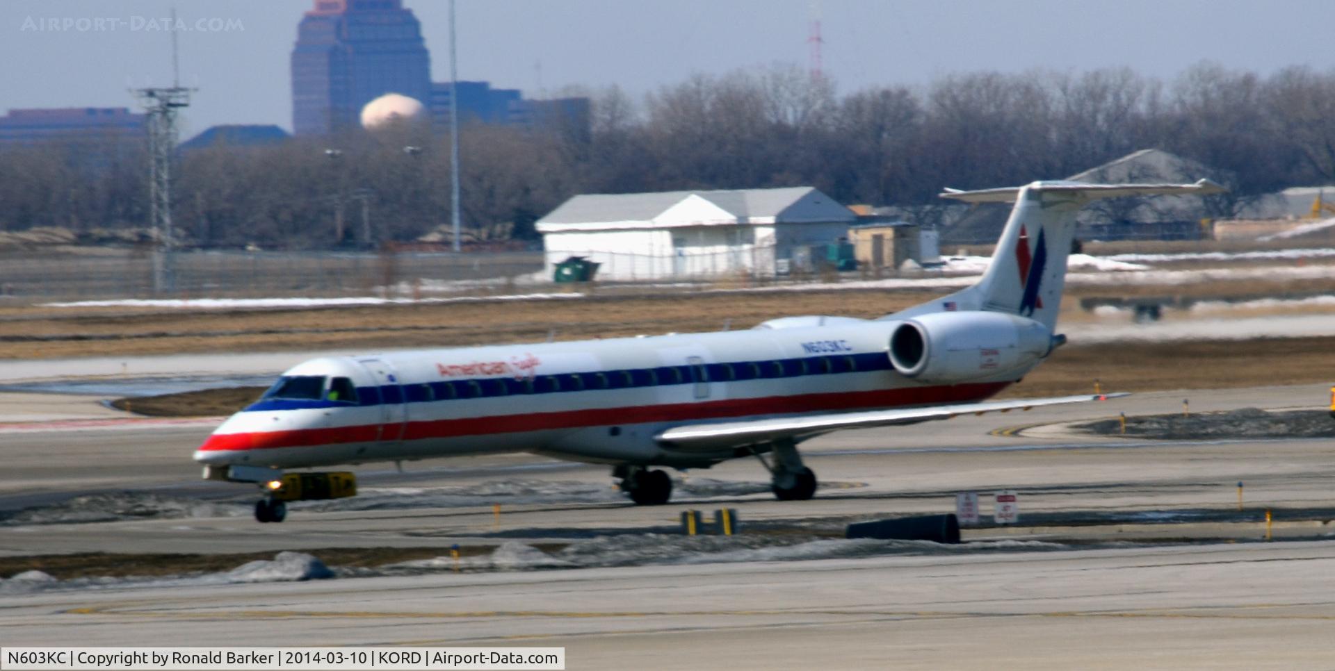 N603KC, 1998 Embraer ERJ-145LR (EMB-145LR) C/N 145055, Taxi Chicago