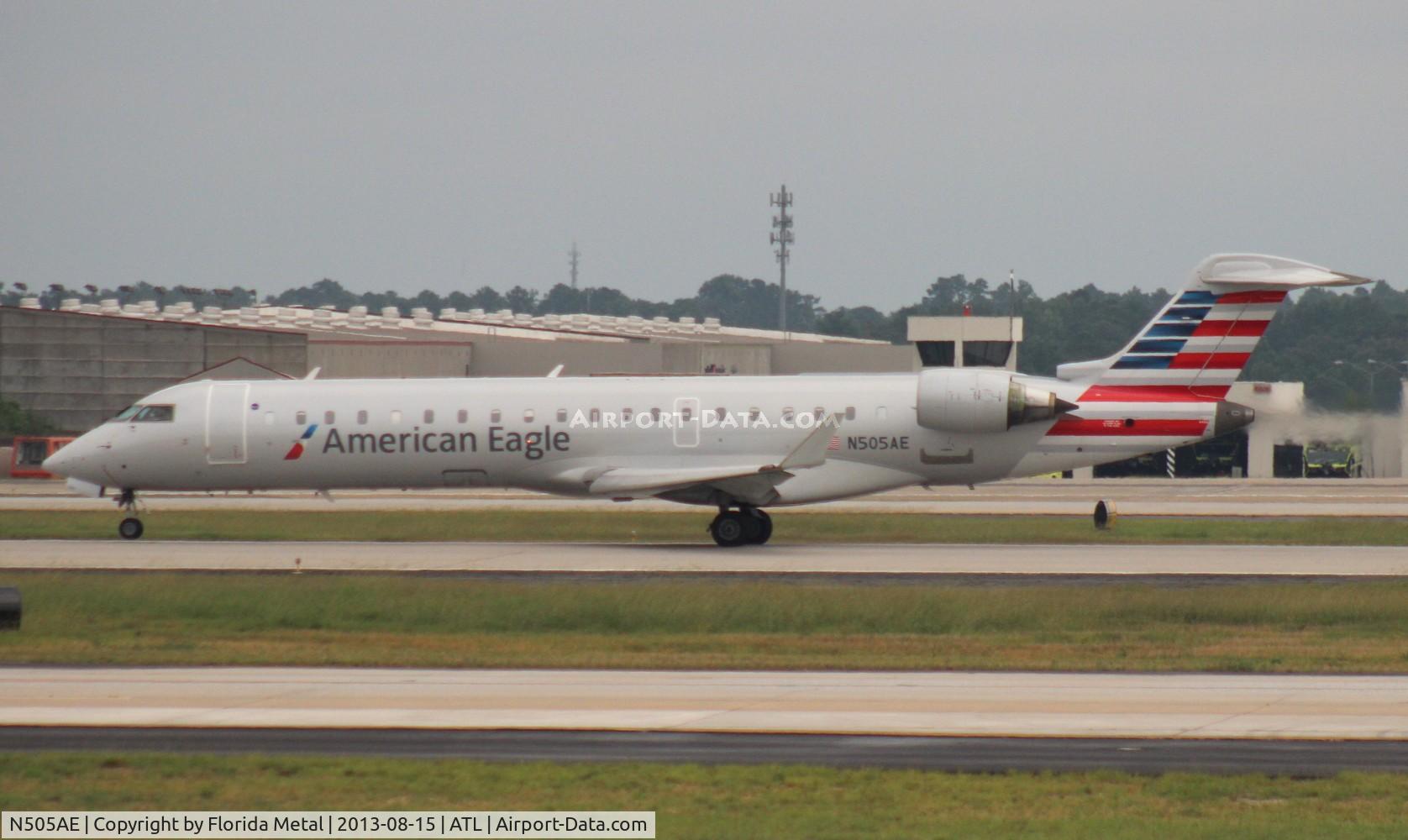 N505AE, 2002 Bombardier CRJ-701 (CL-600-2C10) Regional Jet C/N 10053, American Eagle CRJ-700