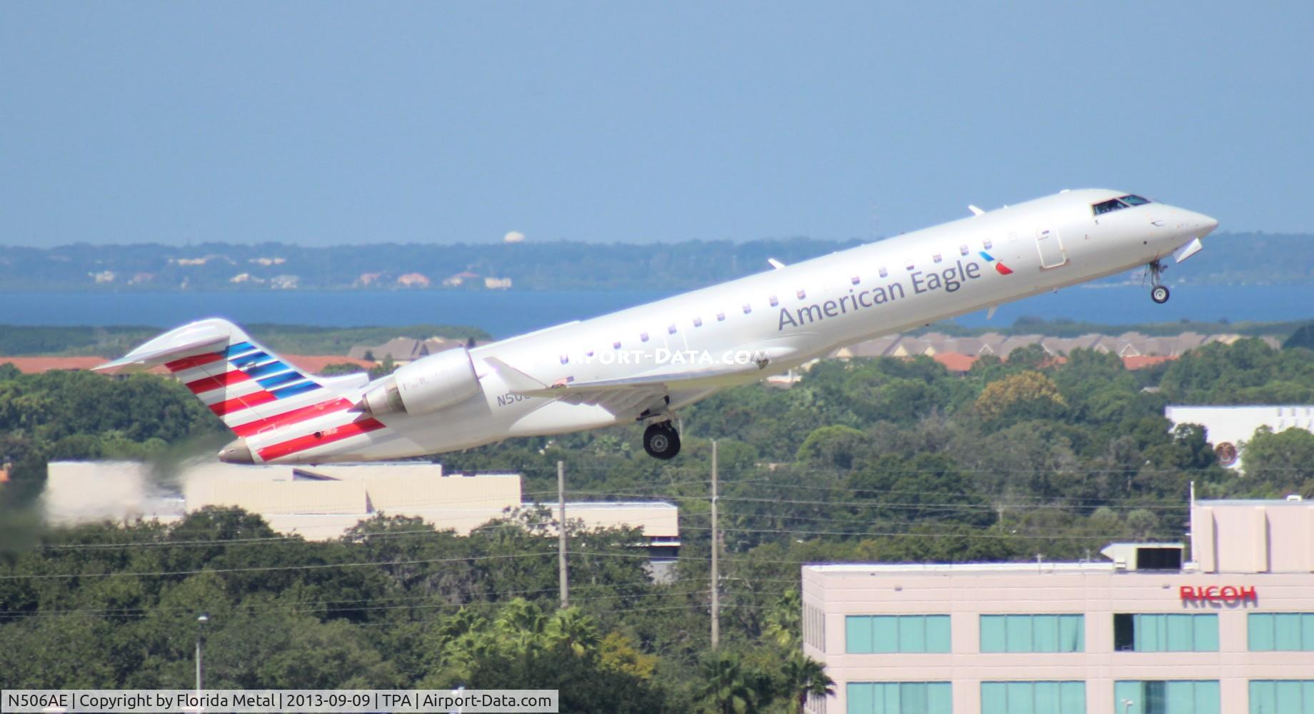 N506AE, 2002 Bombardier CRJ-701ER (CL-600-2C10) Regional Jet C/N 10056, American Eagle CRJ-700