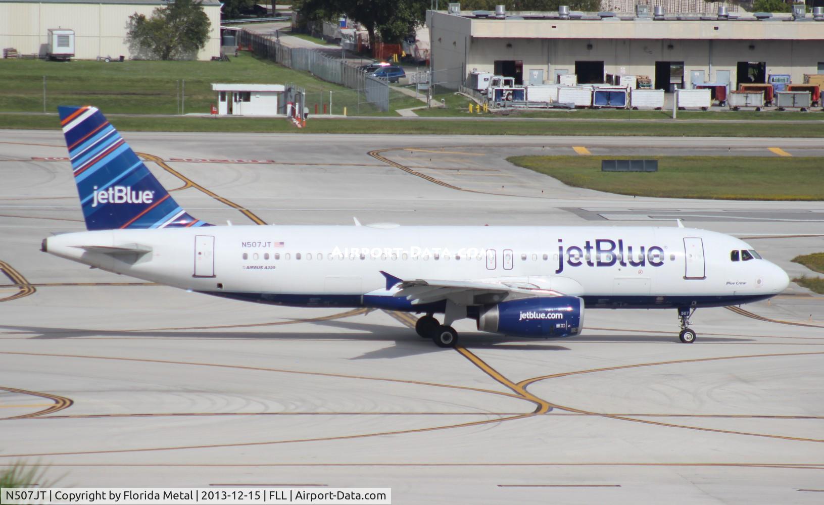 N507JT, 2000 Airbus A320-232 C/N 1240, Jet Blue A320