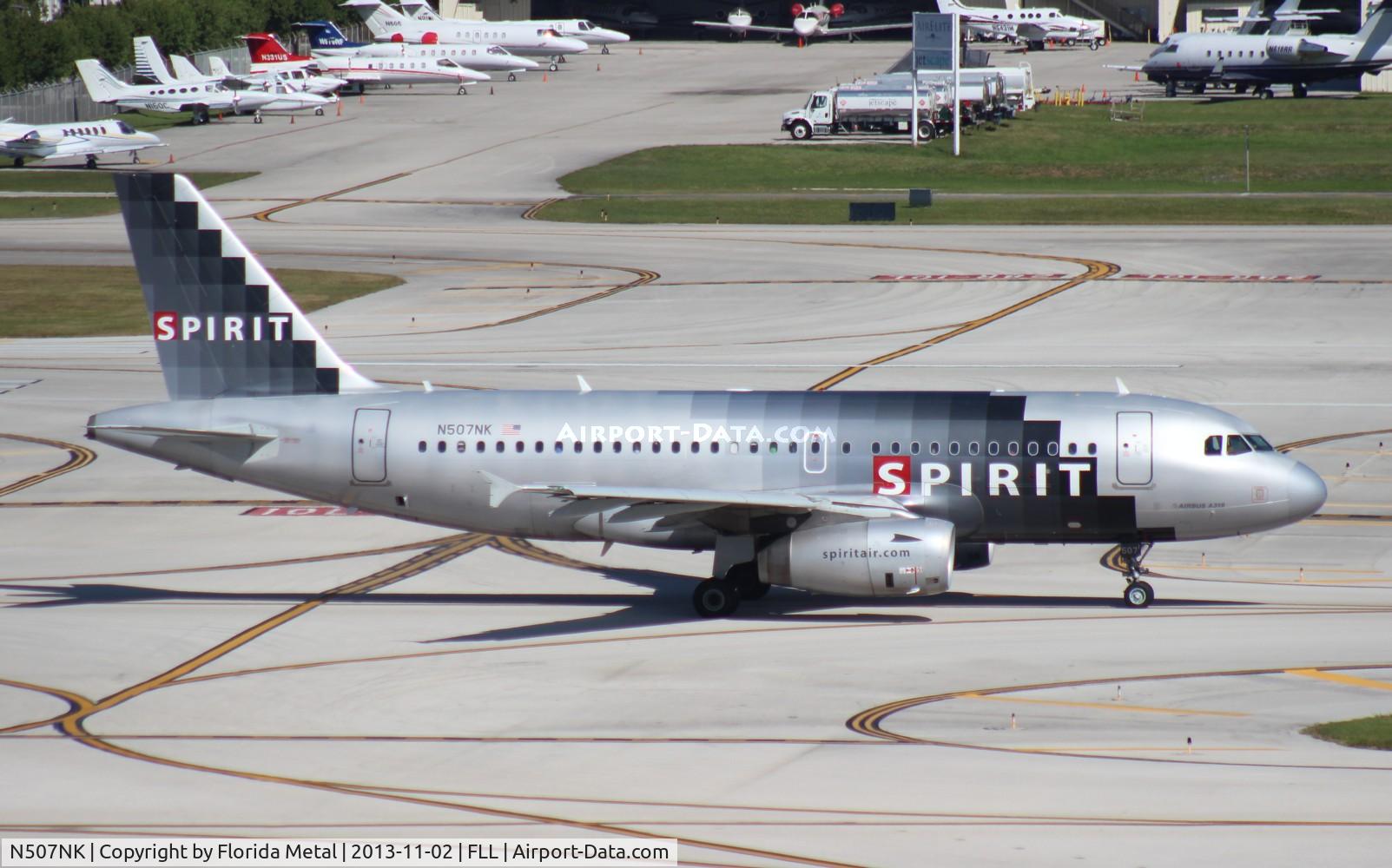 N507NK, 2005 Airbus A319-132 C/N 2560, Spirit A319