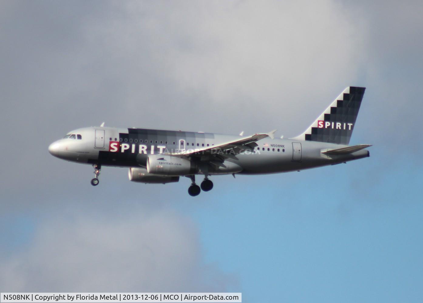 N508NK, 2005 Airbus A319-132 C/N 2567, Spirit A319