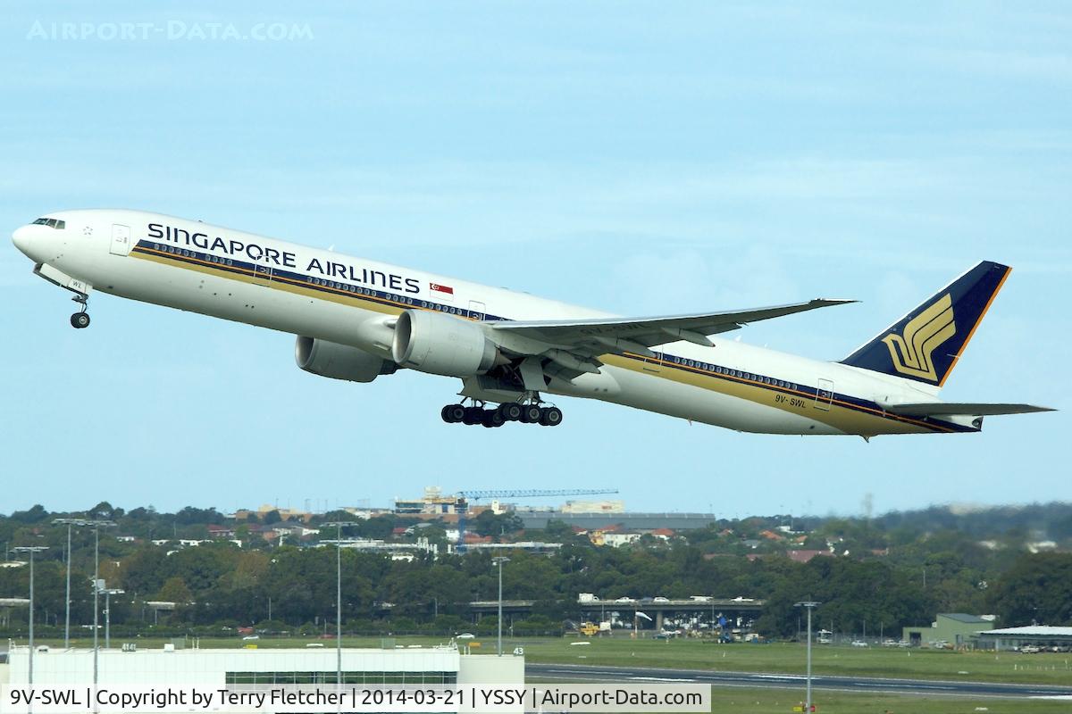 9V-SWL, 2007 Boeing 777-312/ER C/N 34577, 2007 Boeing 777-312ER, c/n: 34577 at Sydney