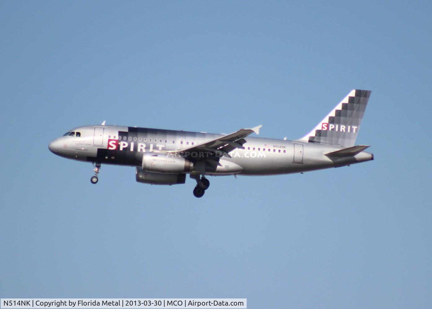 N514NK, 2006 Airbus A319-132 C/N 2679, Spirit A319