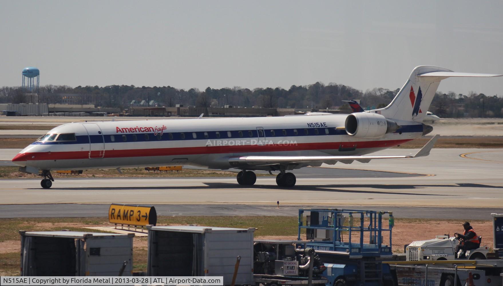 N515AE, 2003 Bombardier CRJ-701ER (CL-600-2C10) Regional Jet C/N 10121, American Eagle CRJ-700