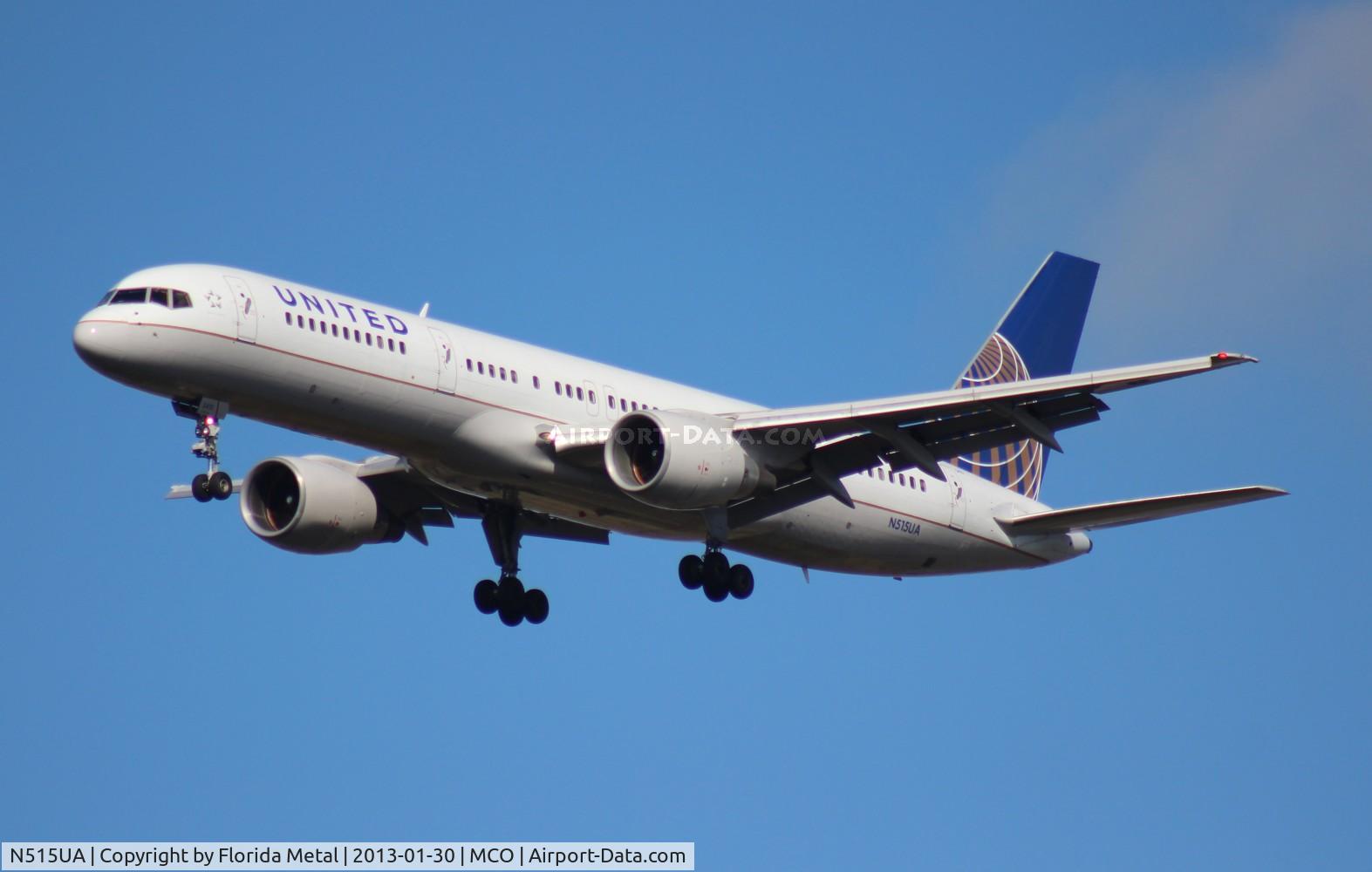 N515UA, 1990 Boeing 757-222F C/N 24840, United 757-200