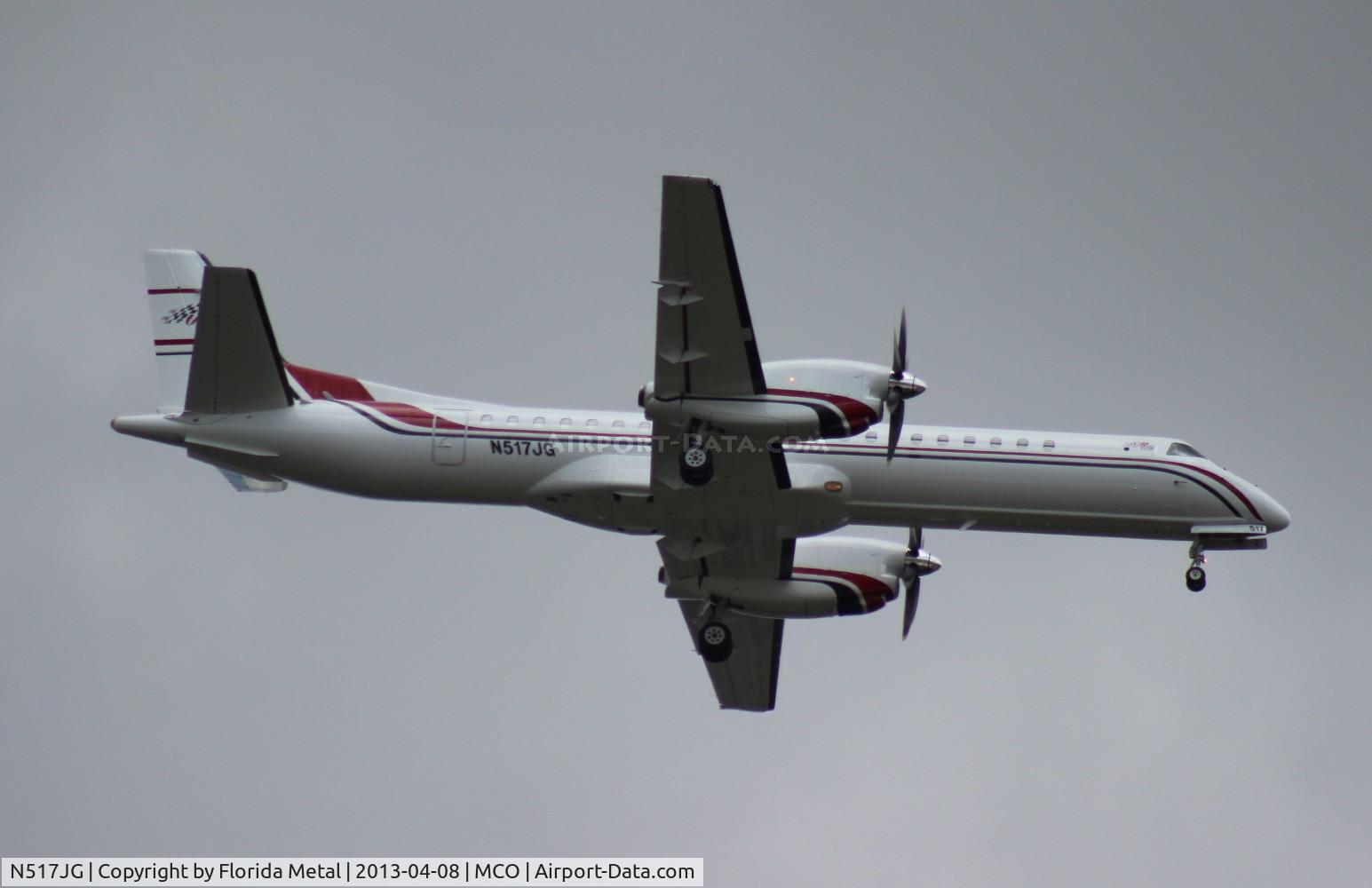N517JG, 1995 Saab 2000 C/N 2000-021, Joe Gibbs Racing Saab 2000