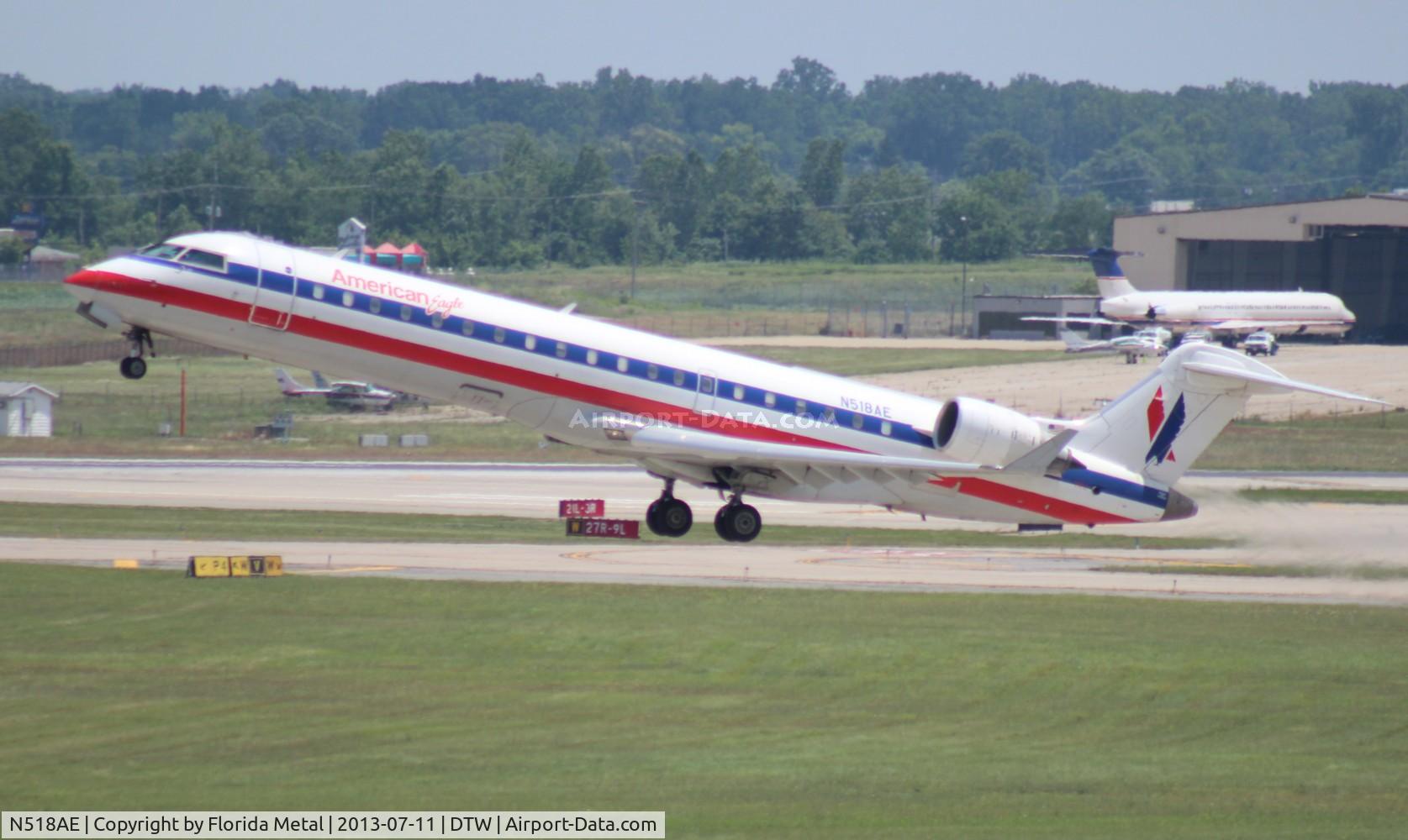 N518AE, 2003 Bombardier CRJ-701ER (CL-600-2C10) Regional Jet C/N 10126, American Eagle CRJ-700