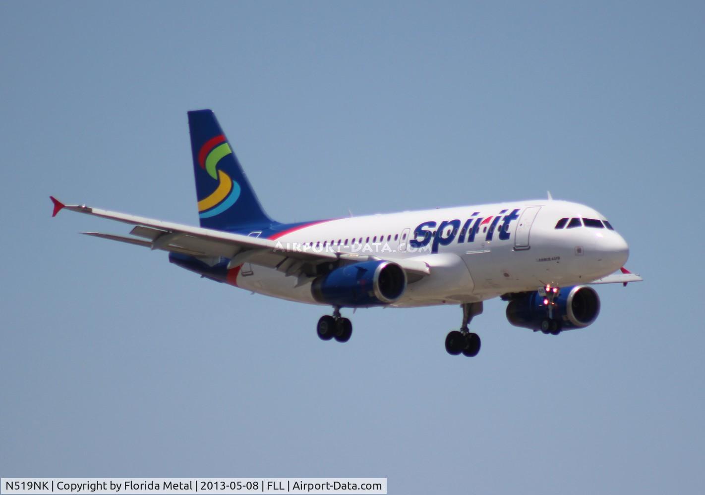 N519NK, 2006 Airbus A319-132 C/N 2723, Spirit A319