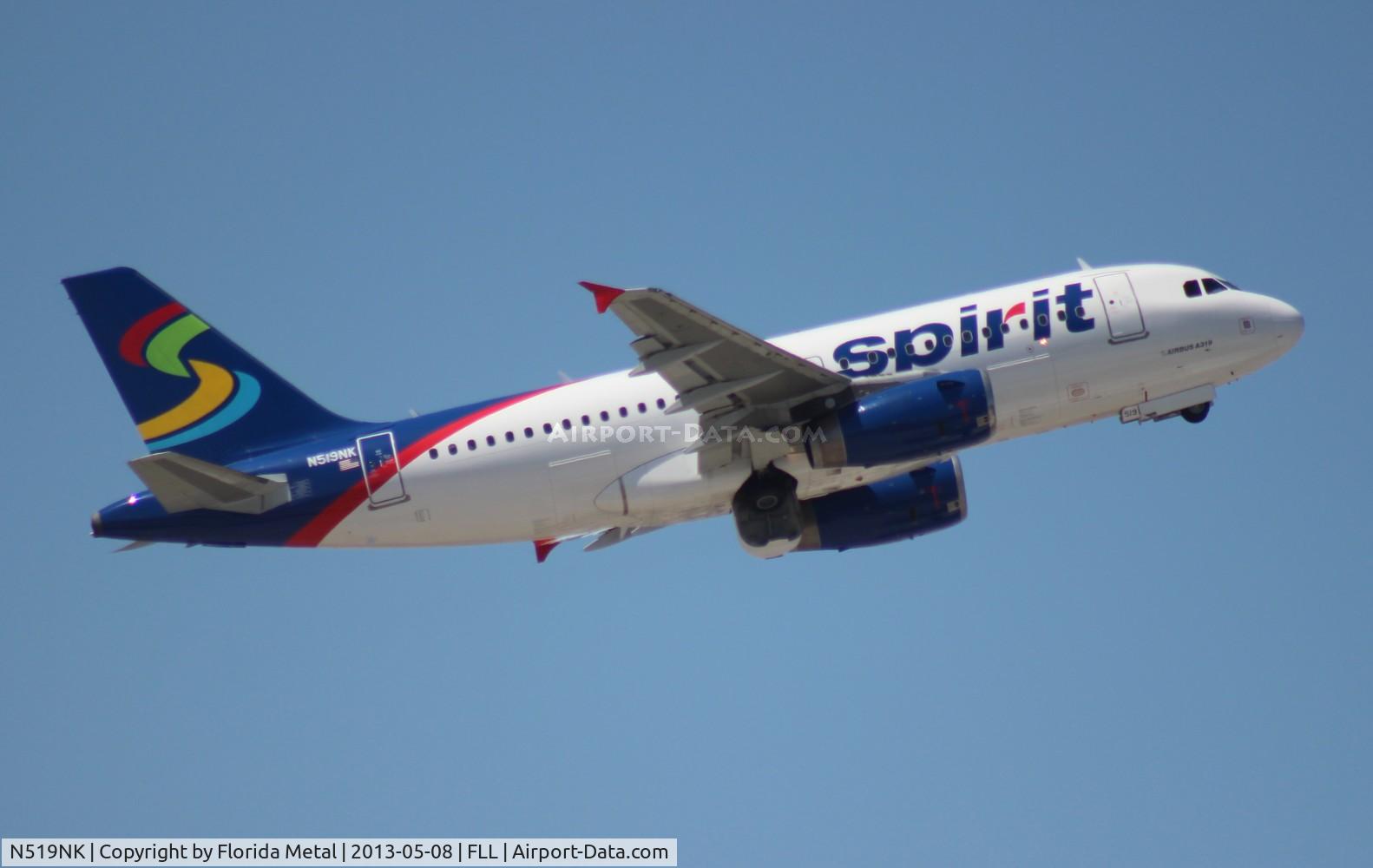 N519NK, 2006 Airbus A319-132 C/N 2723, Spirit A319