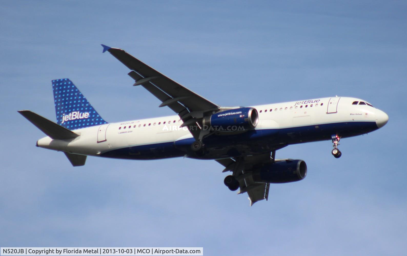 N520JB, 2001 Airbus A320-232 C/N 1446, Jet Blue A320