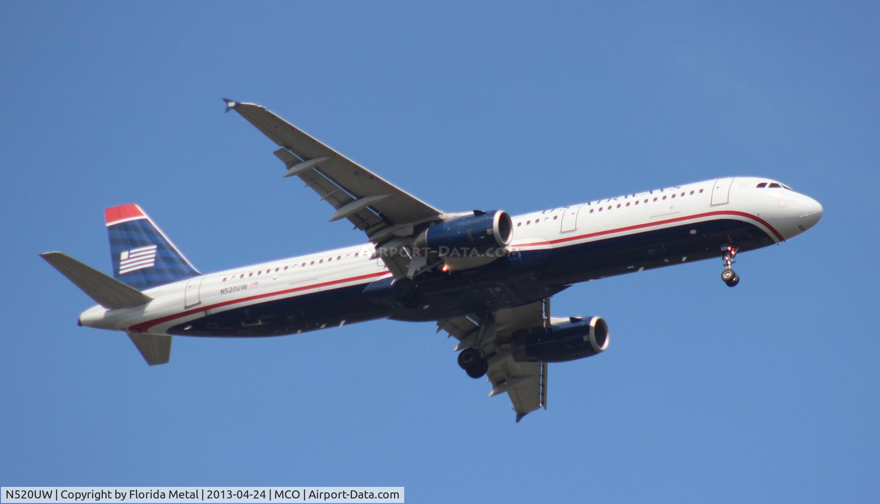N520UW, 2009 Airbus A321-231 C/N 3924, US Airways A321
