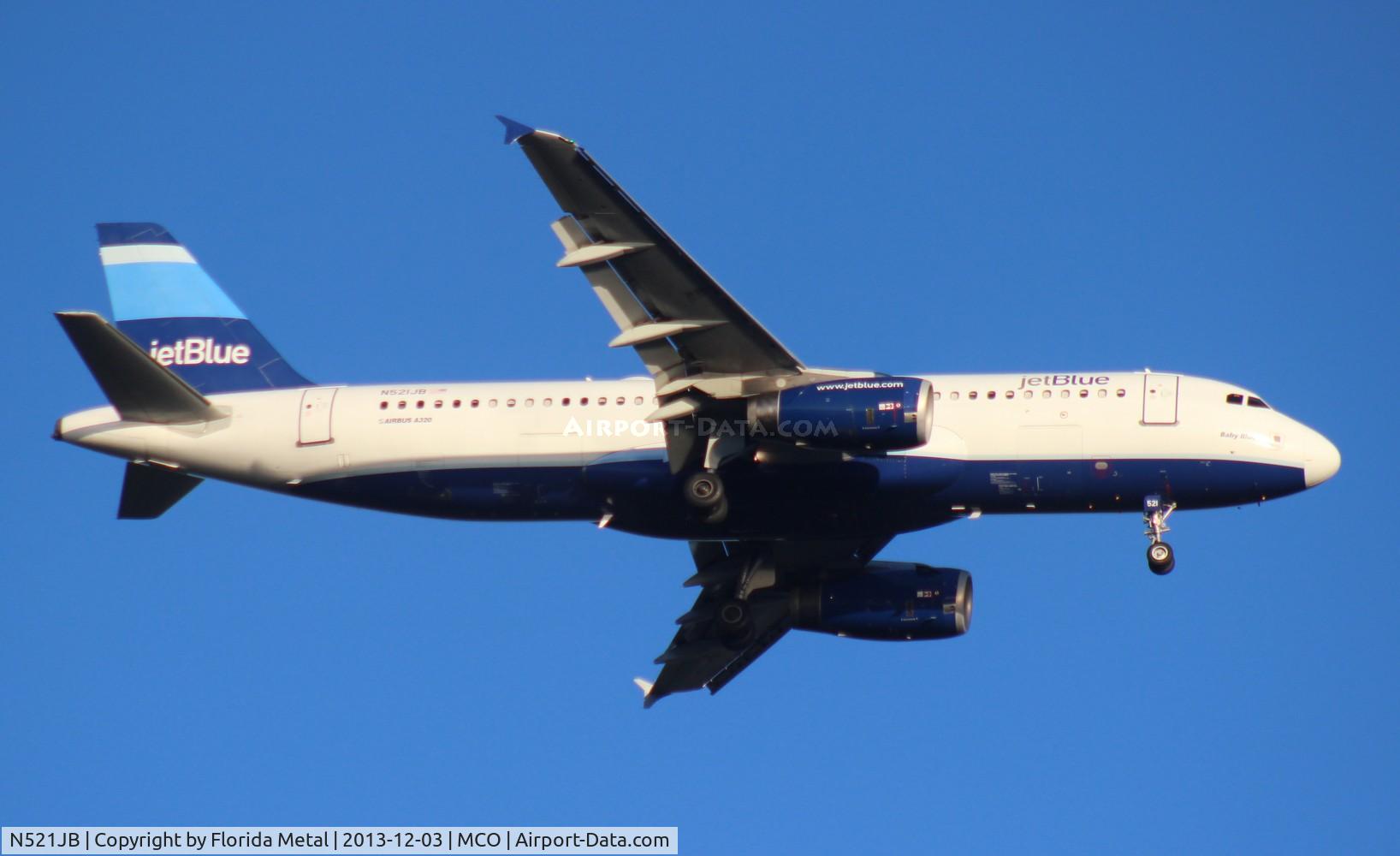 N521JB, 2001 Airbus A320-232 C/N 1452, Jet Blue A320