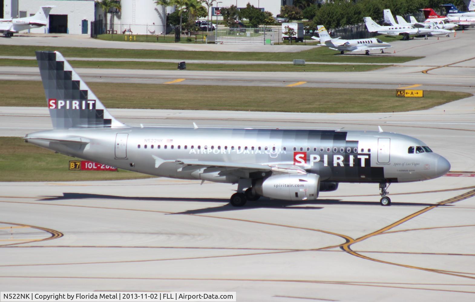 N522NK, 2006 Airbus A319-132 C/N 2893, Spirit A319