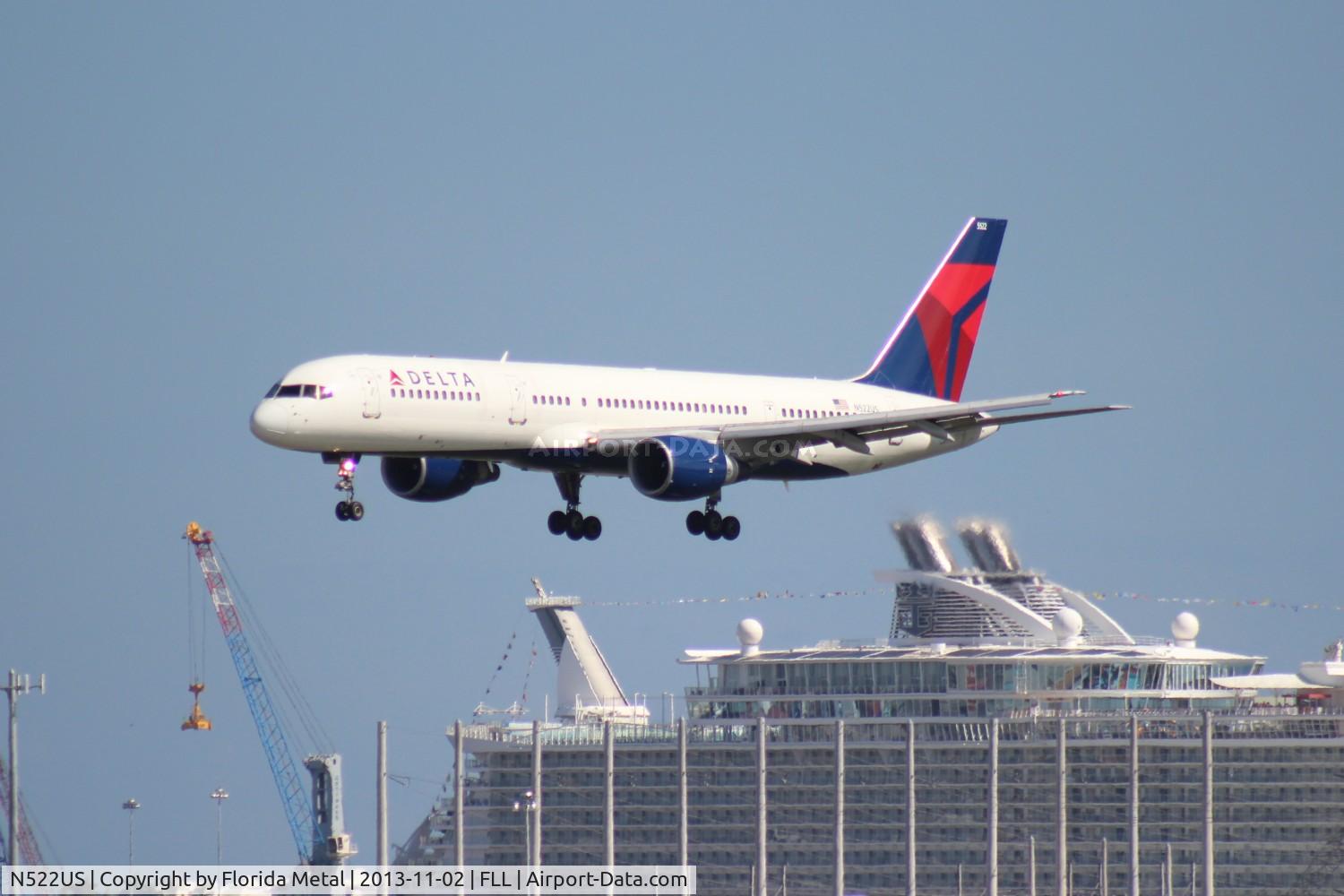 N522US, 1987 Boeing 757-251 C/N 23616, Delta 757-200