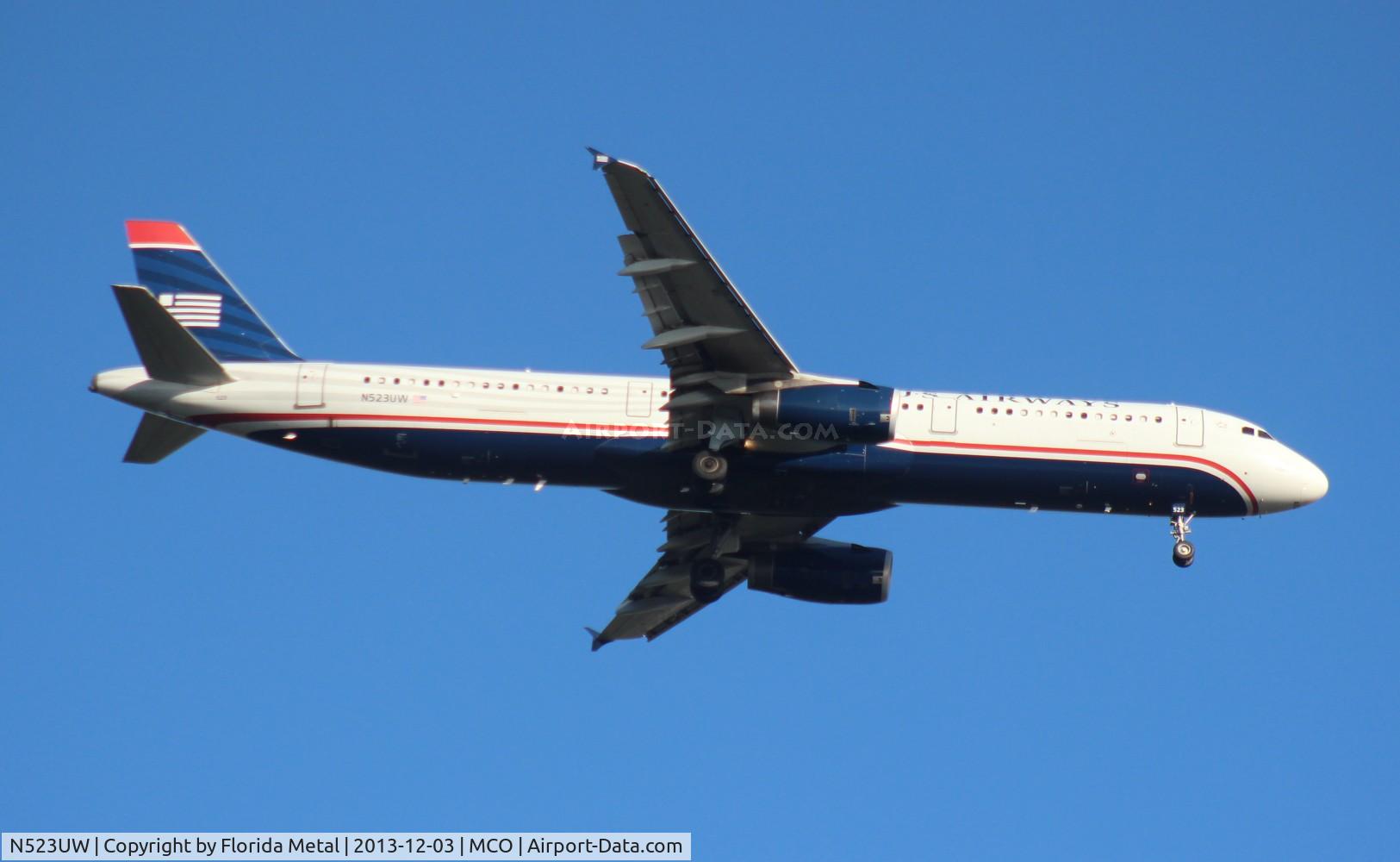 N523UW, 2009 Airbus A321-231 C/N 3960, US Airways A321