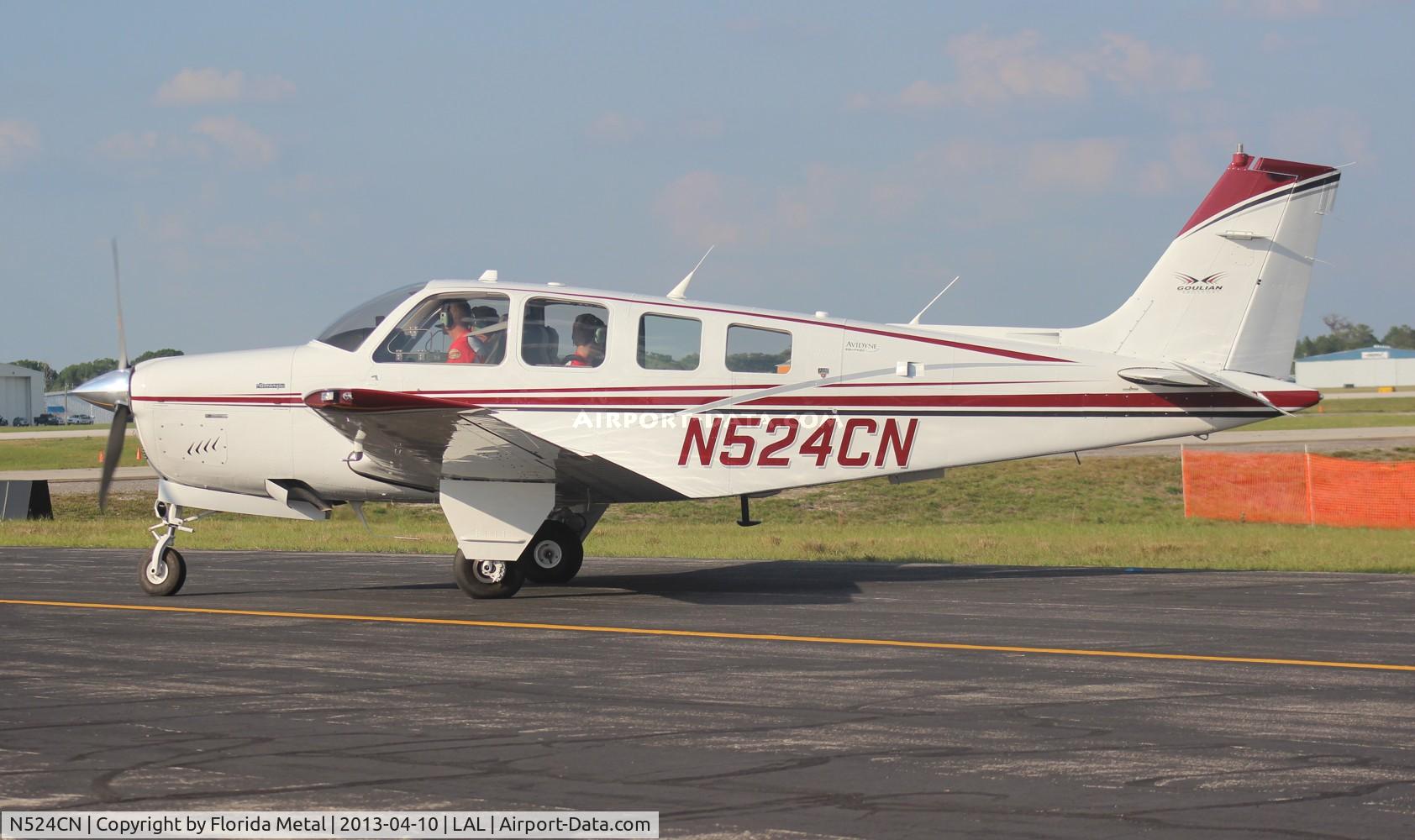 N524CN, 1984 Beech A36 Bonanza 36 C/N E-2144, Beech A36